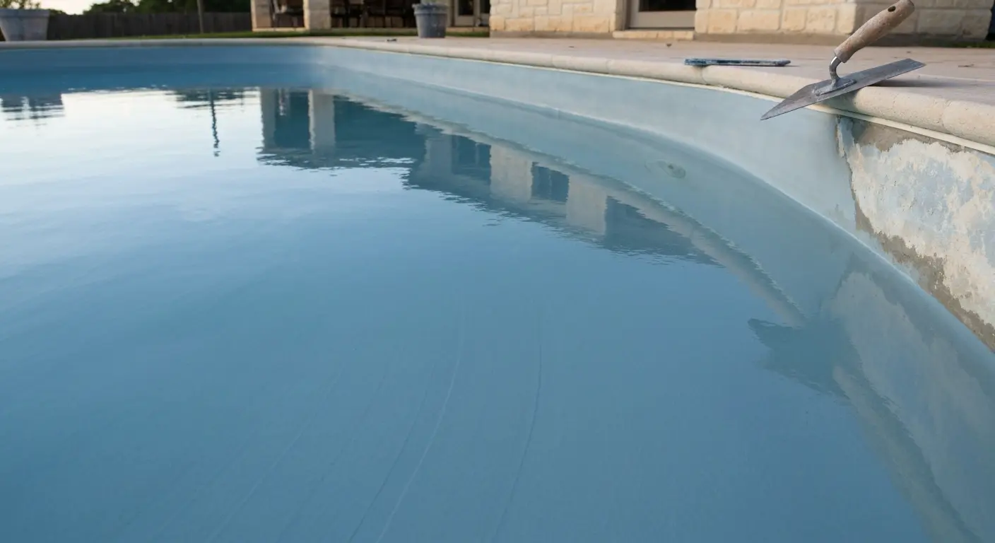 Pool plaster resurfacing