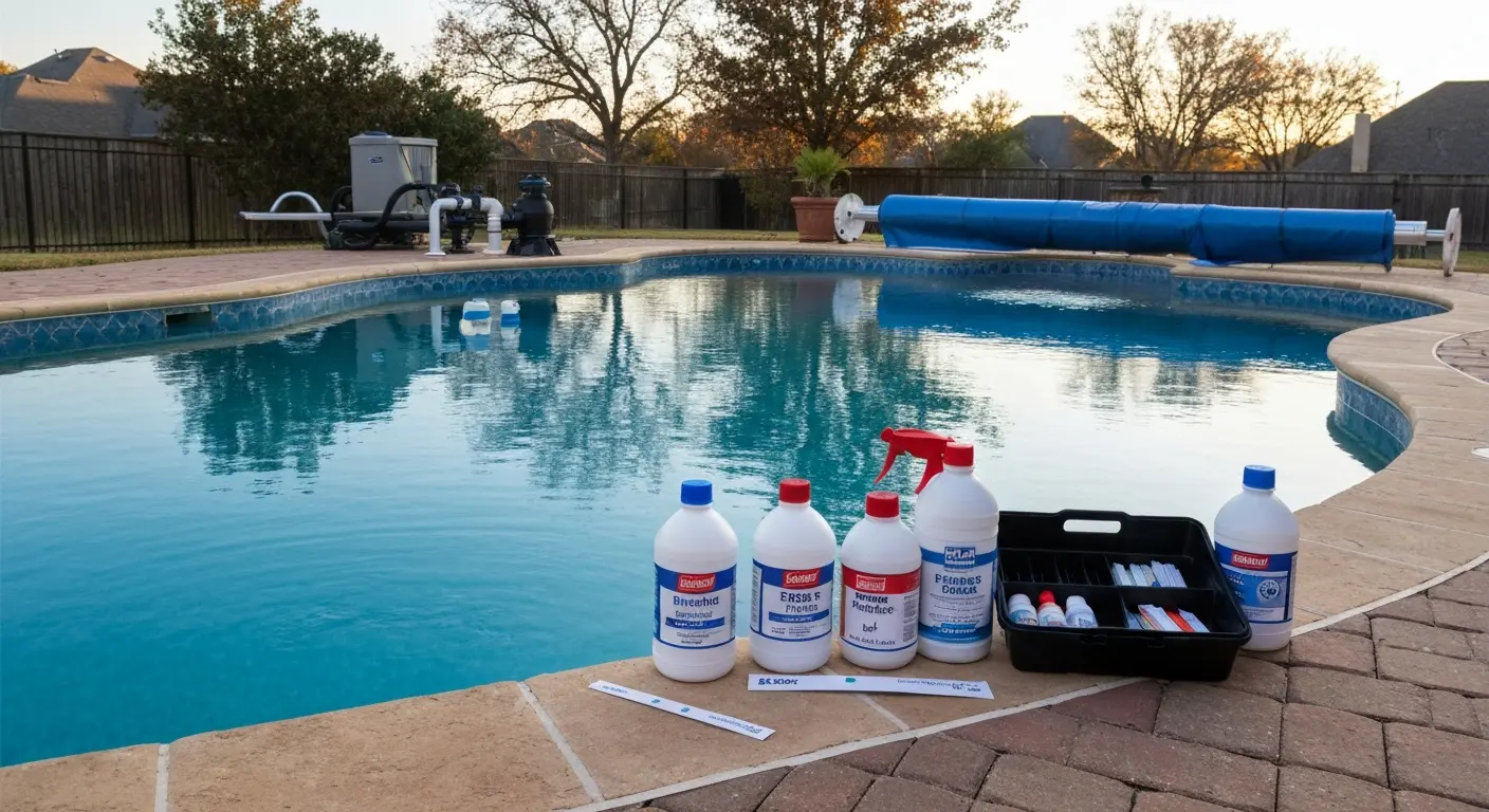Pool winterization and spring opening