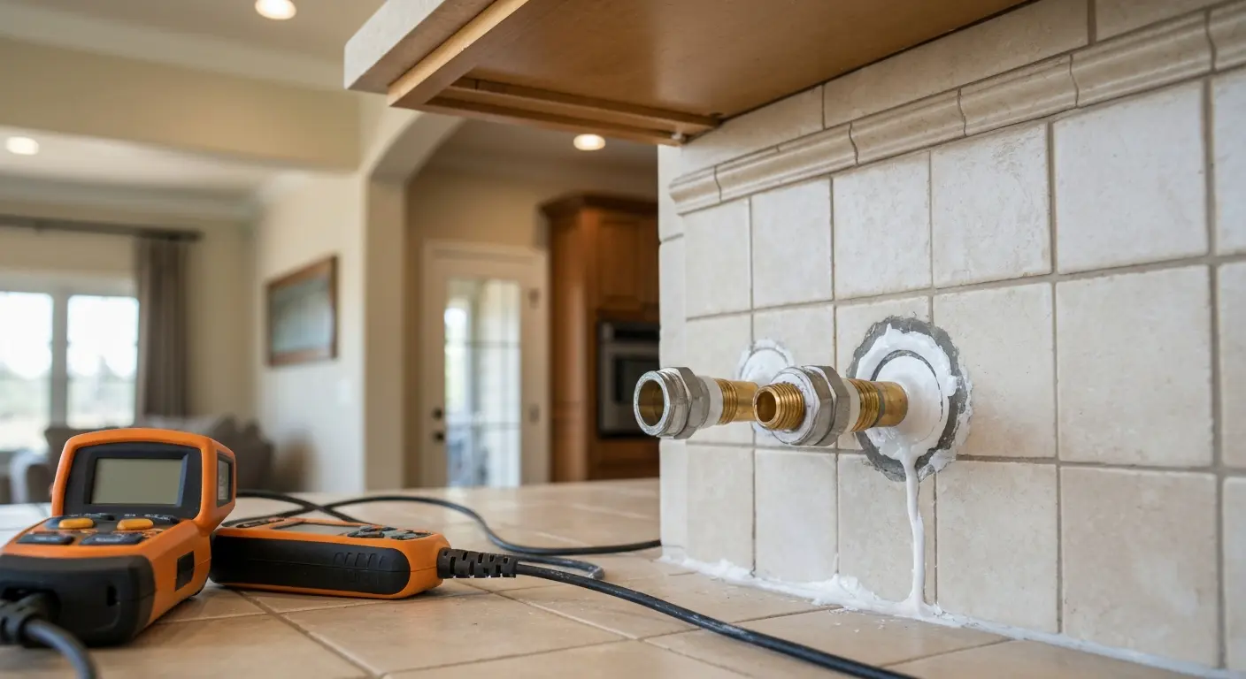 Leak detection and repair work