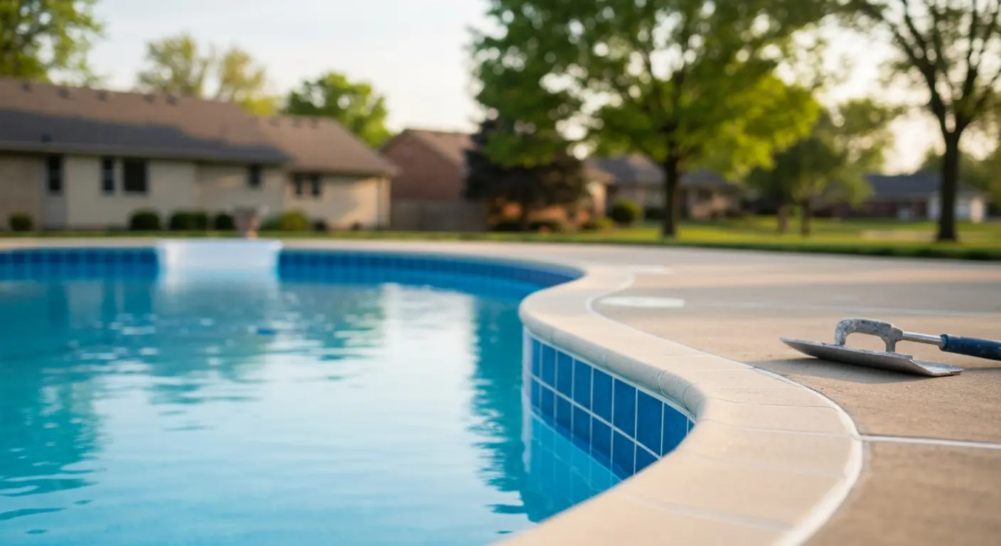 Pool resurfacing project