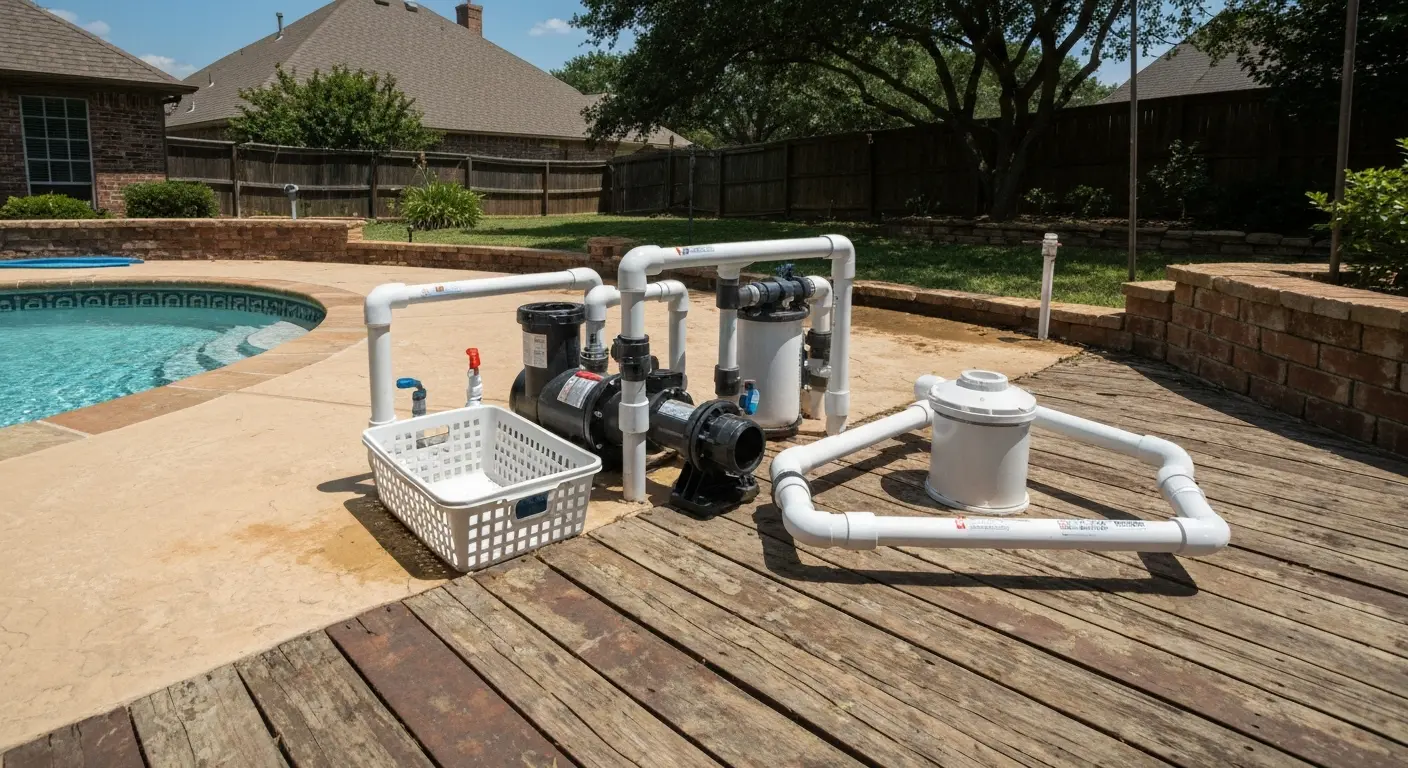 Pool equipment installation