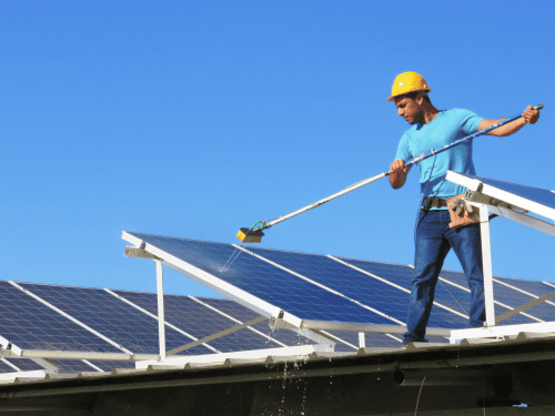 Solar Panel Cleaning in Lodi, CA