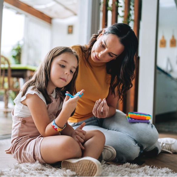 Diverse families coming together in supportive community