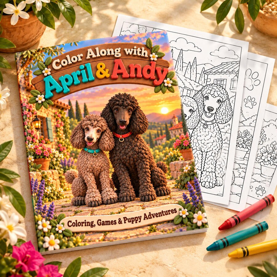 Color Along with April & Andy product preview