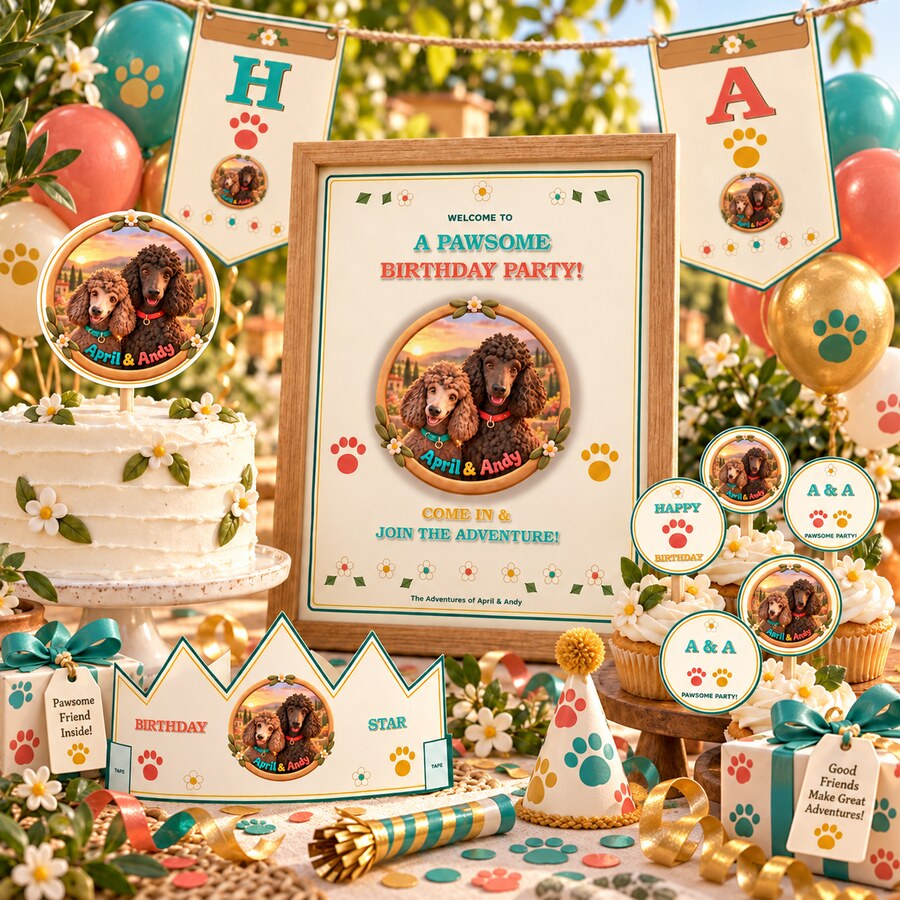 Pawsome Birthday Party Pack product preview