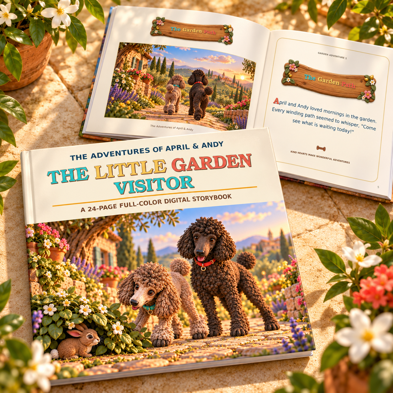 The Little Garden Visitor — 24-page full-color digital storybook