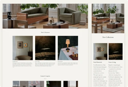 Brand website