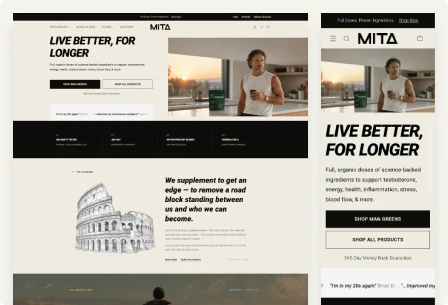 Brand website