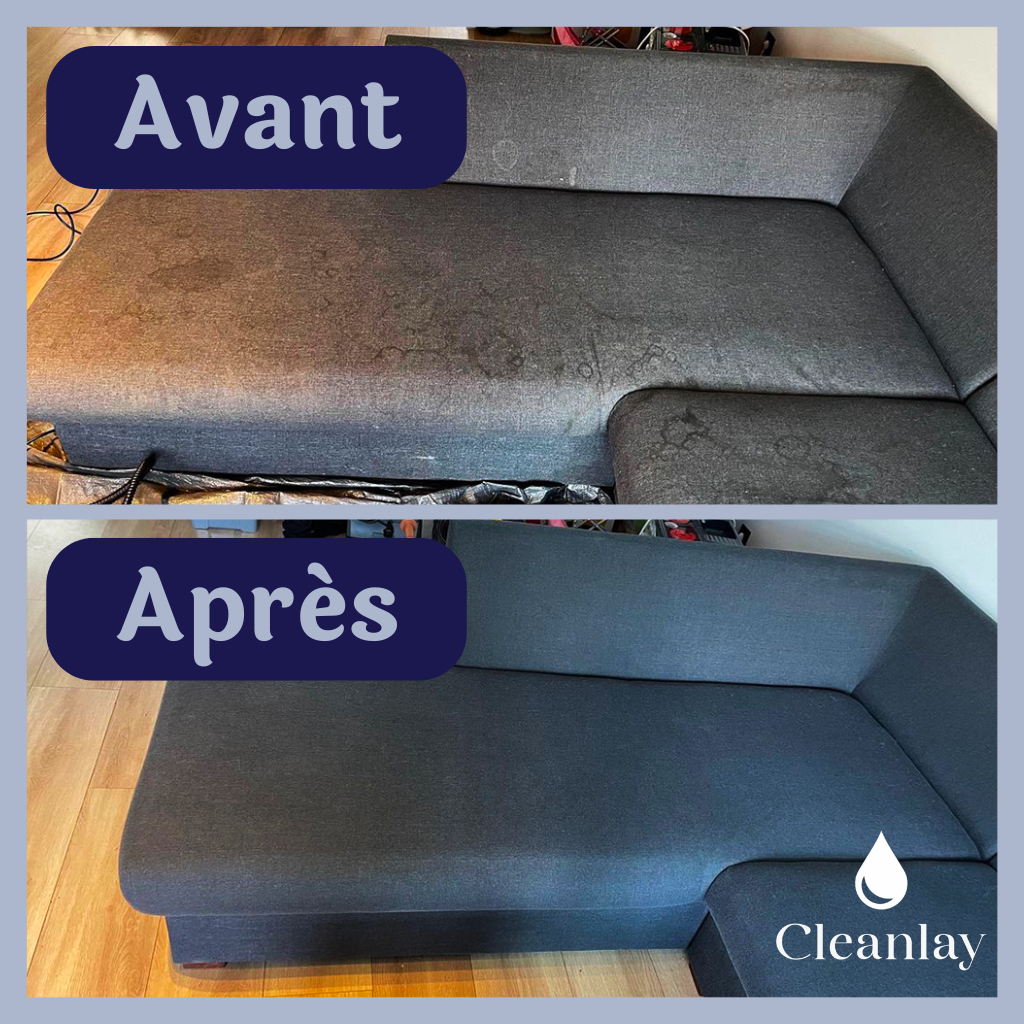 Résultat de nettoyage de matelas par Cleanlay