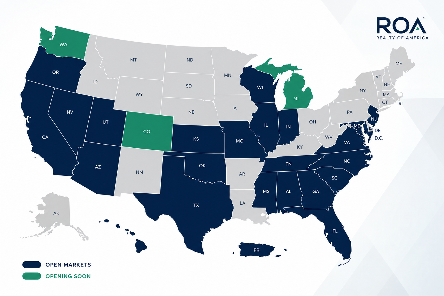 Realty of America national market expansion