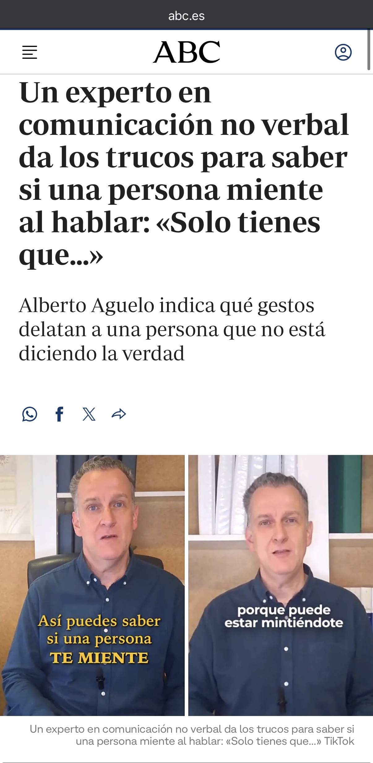 Aparición en prensa
