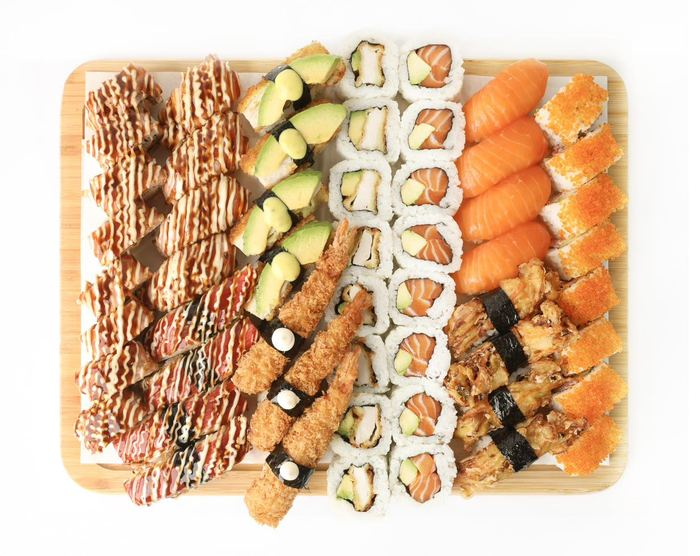 Fresh sushi platter