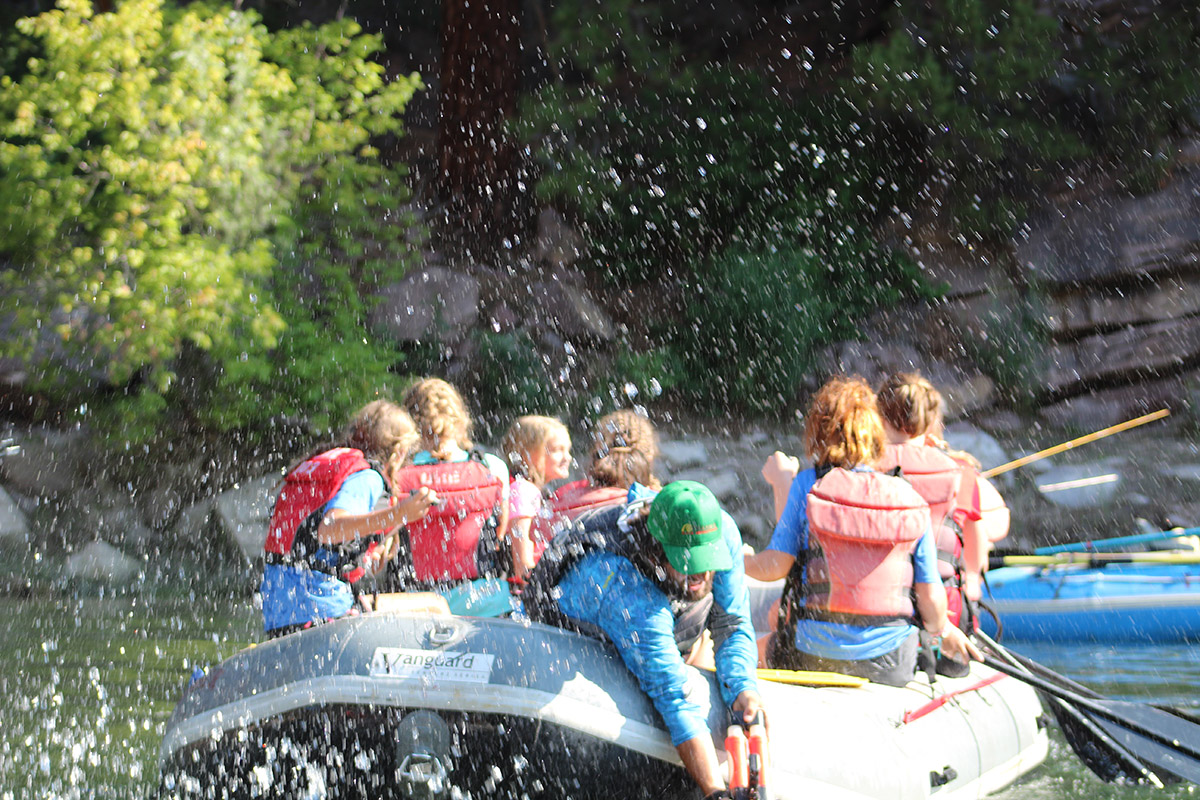 Family rafting