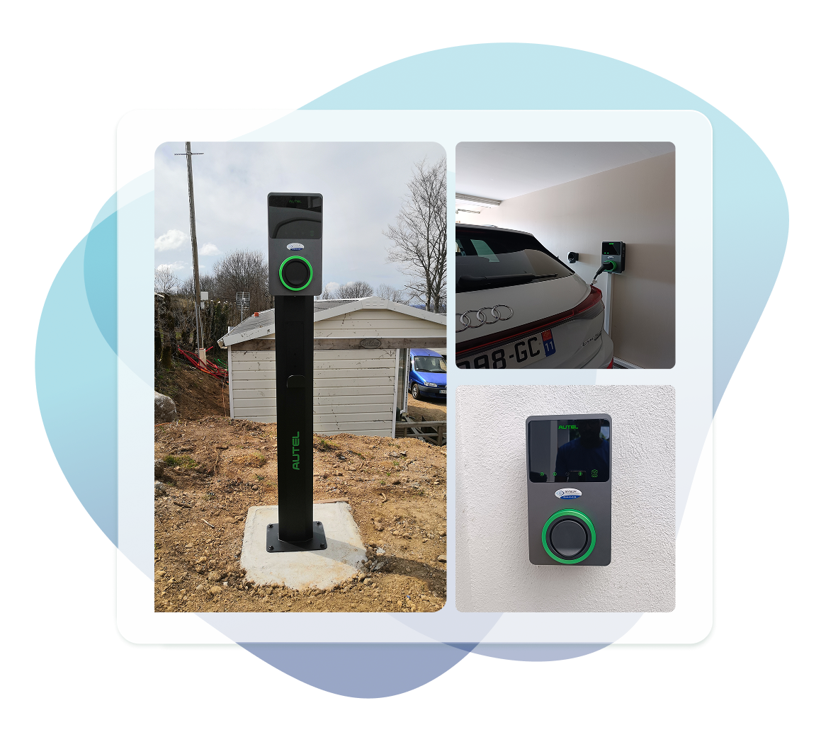 Sysur installateur de bornes de recharge certifiées IRVE