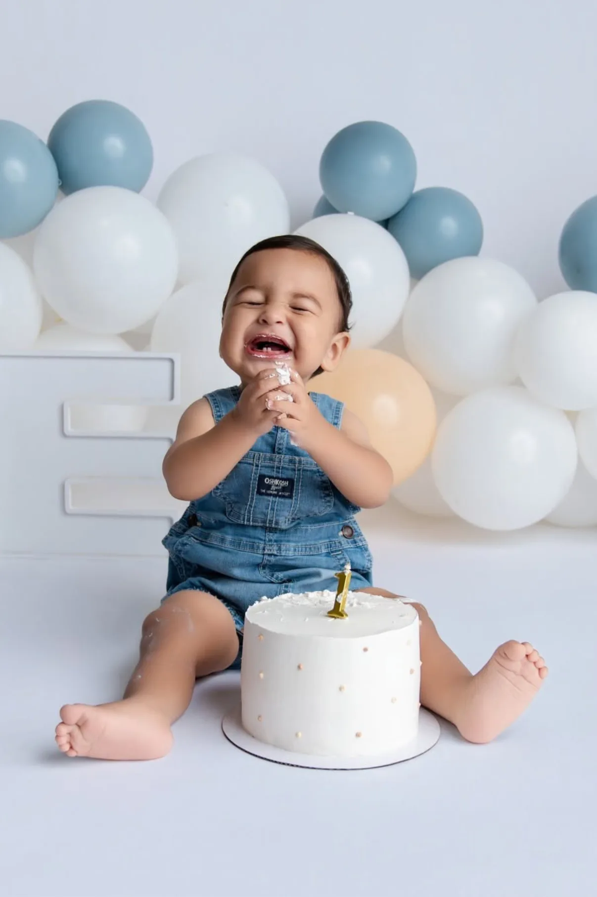 Sesión de fotografía de Cake Smash