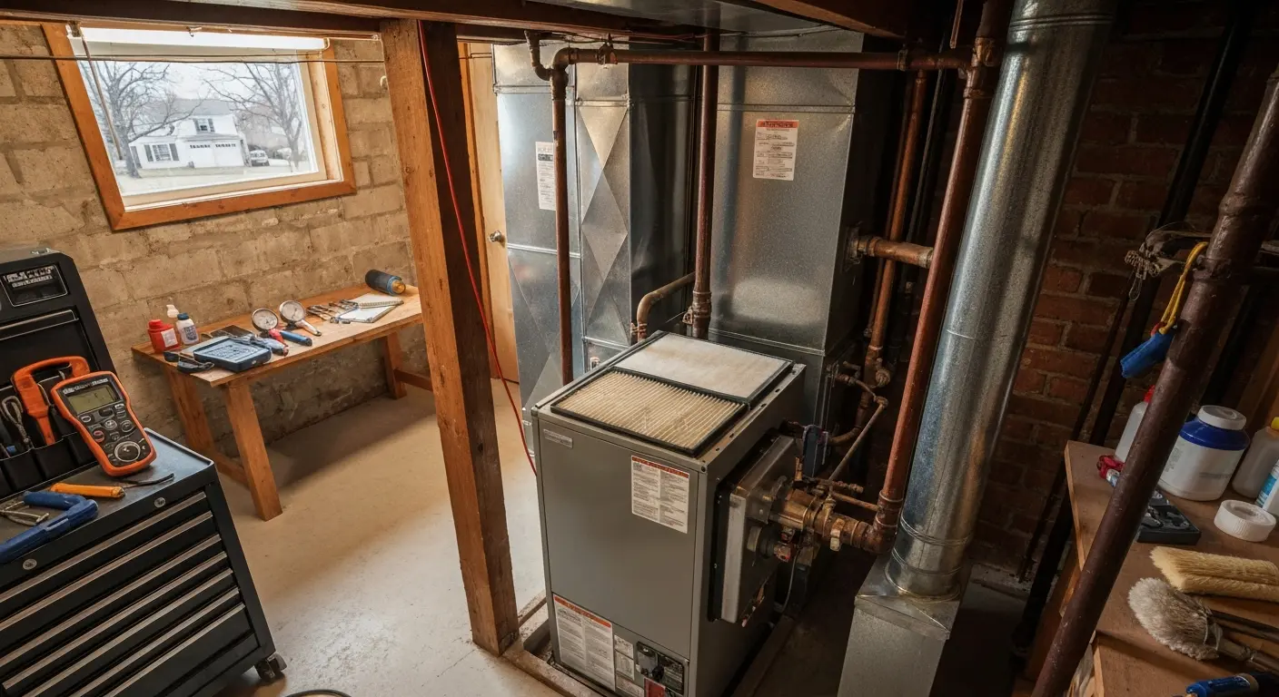 Furnace maintenance service
