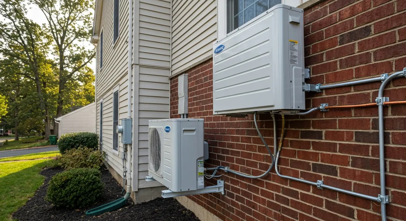 Mini split replacement installation