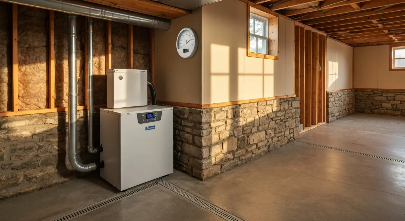 Mold prevention through dehumidification