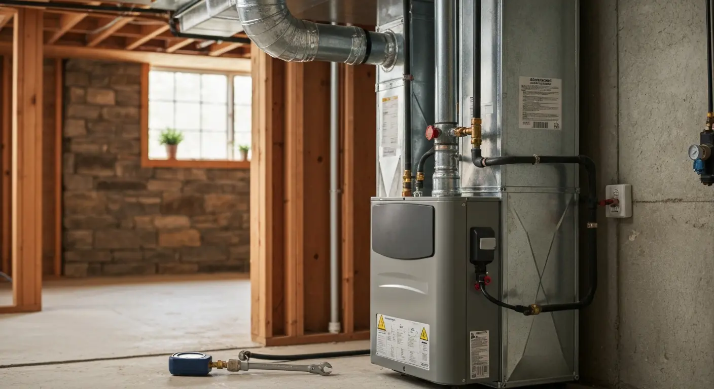 New furnace installation