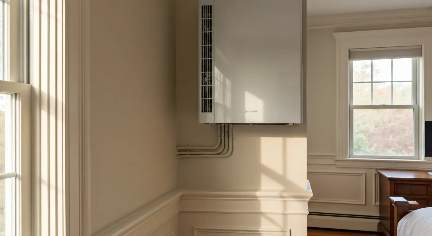 Single zone mini split installation