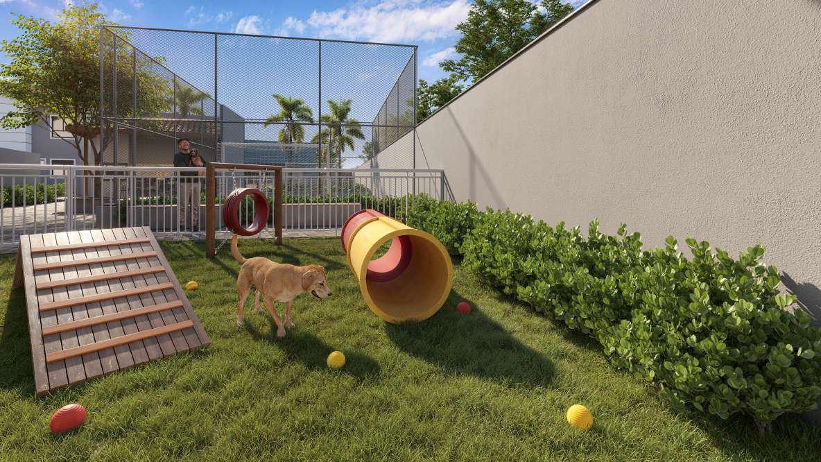 Play pet do Bougainville Residence, no Balneário de Carapebus (perspectiva ilustrativa)