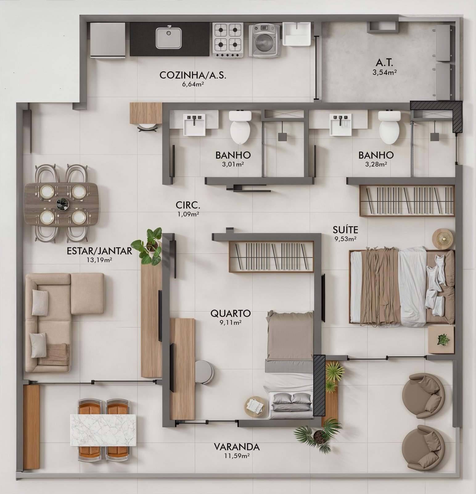 Planta Coluna 03