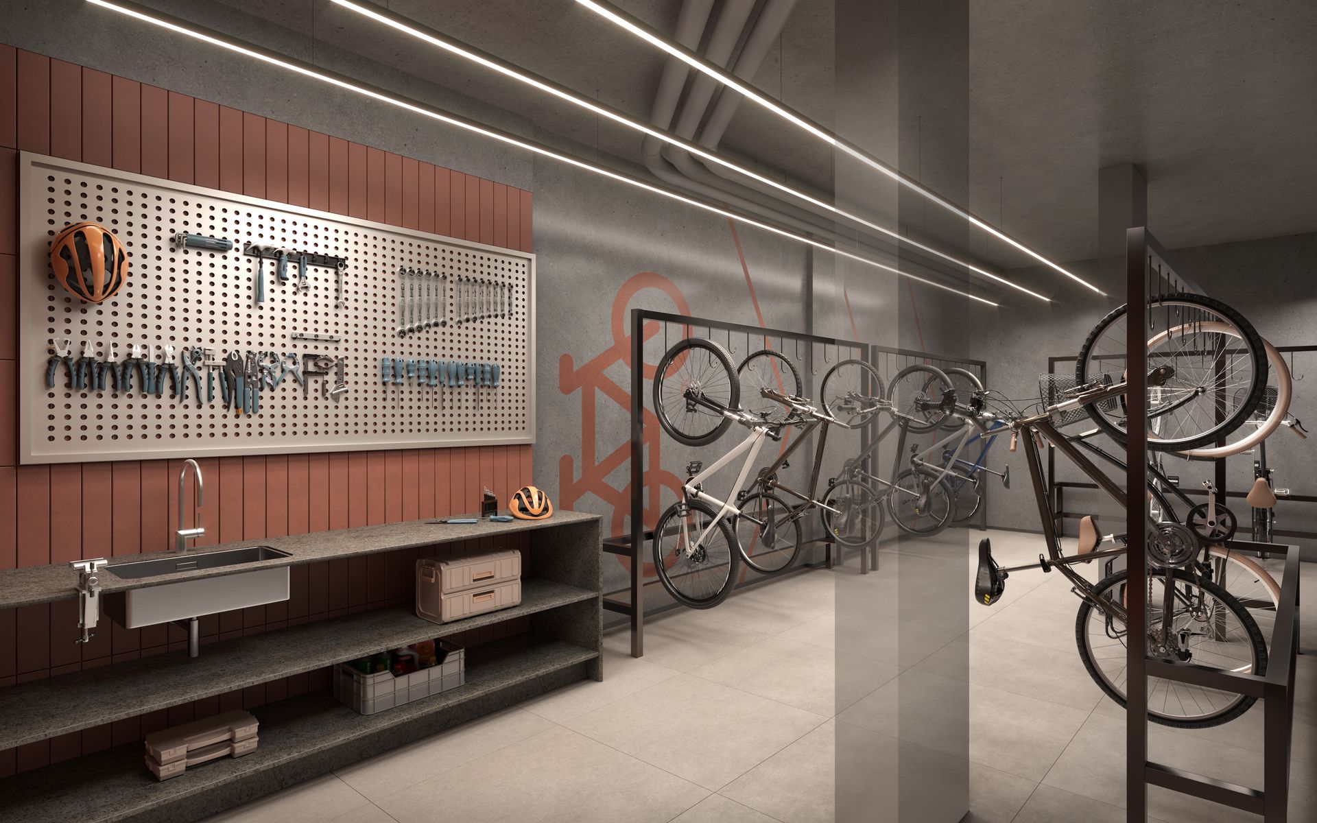 Bicicletário do Quartzo by Mivita (perspectiva ilustrativa)