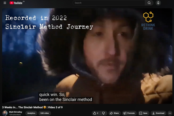 Three Weeks on The Sinclair Method: The Win That Matters (Video #3)