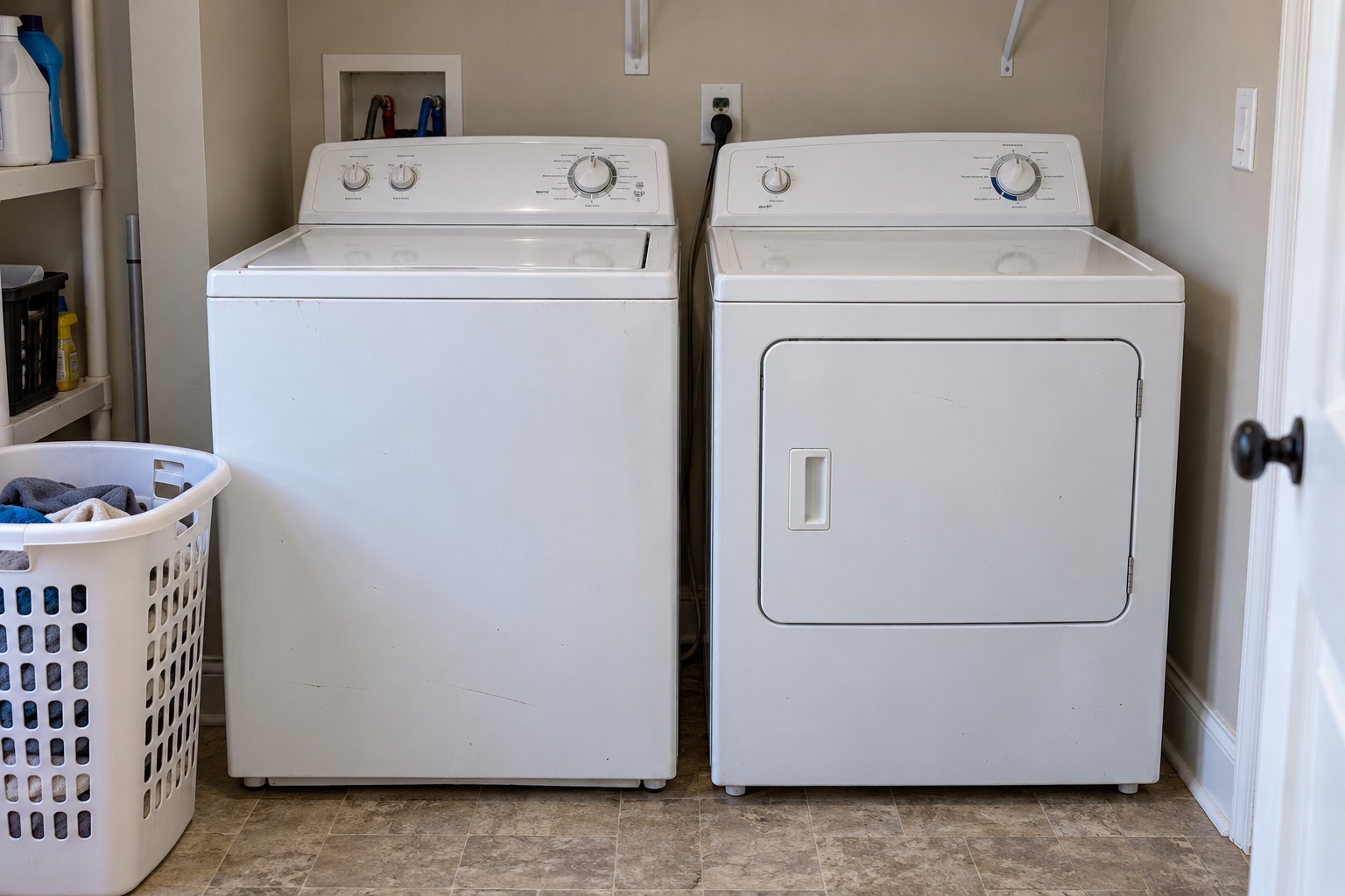 Washer and dryer