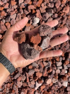 Red Lava Rock