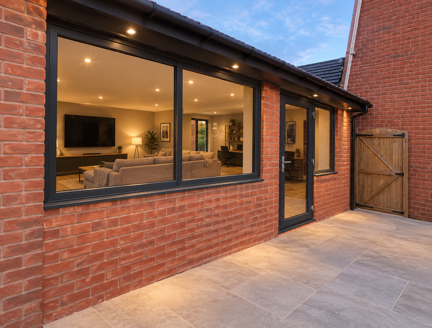 Garage conversion project in Worcestershire