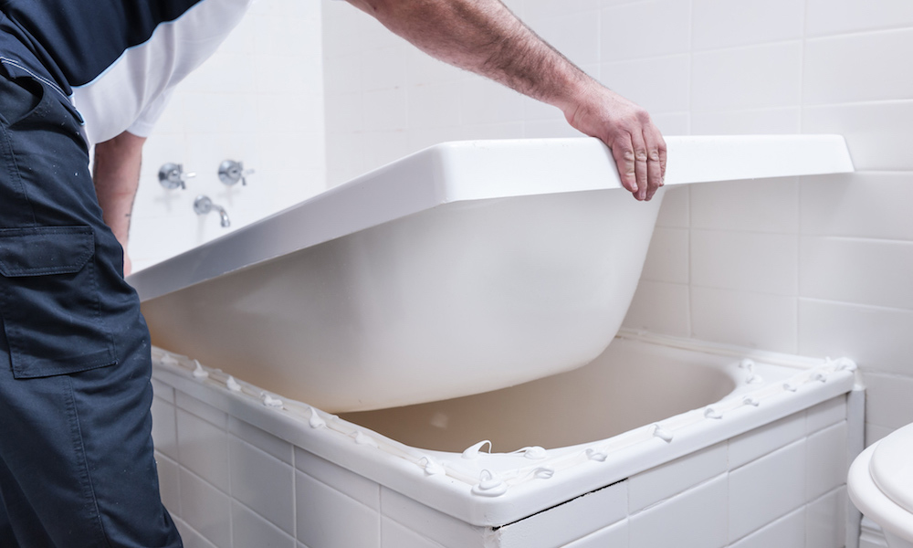 Modern bathroom installation