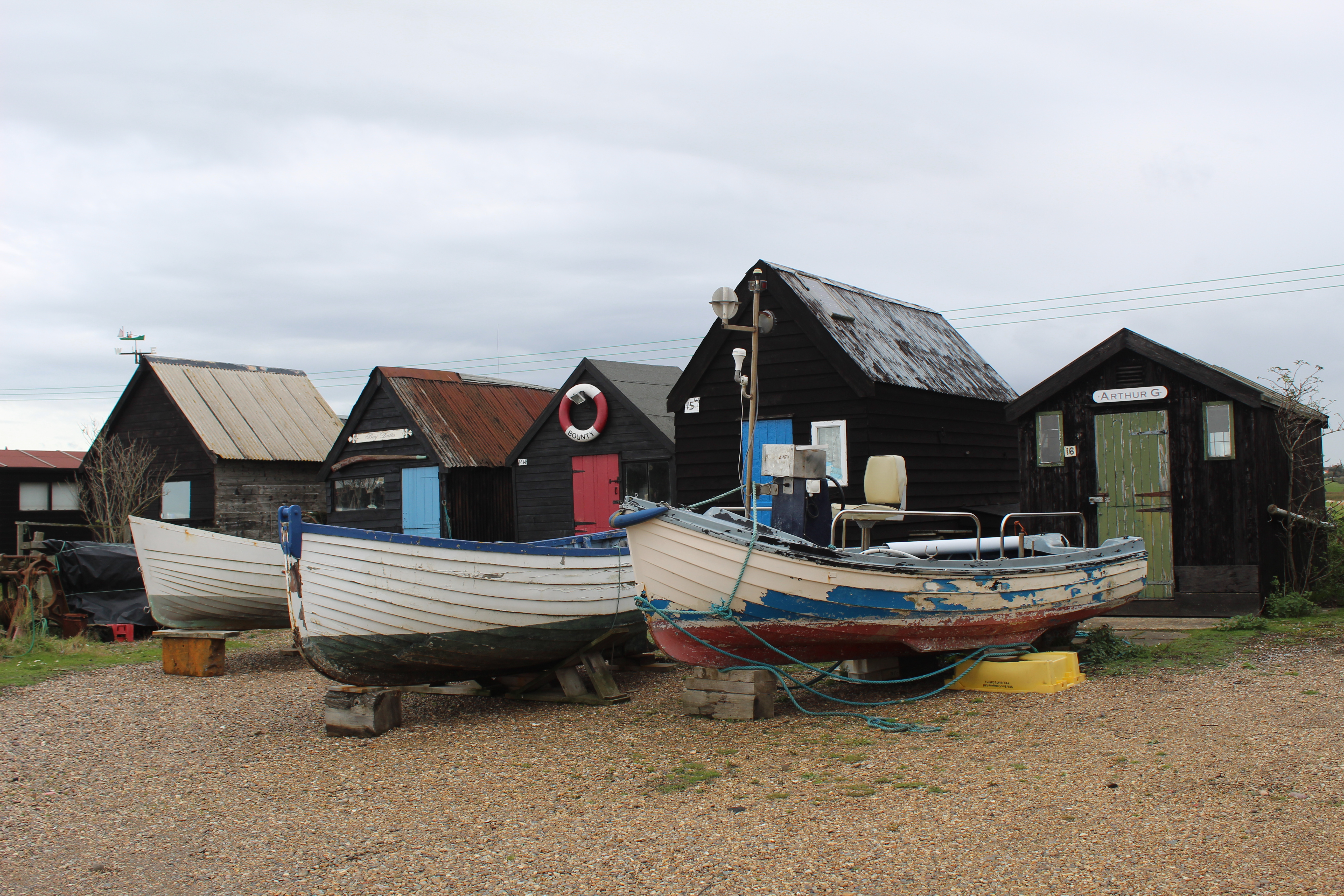 Boats in Southwold Harbour