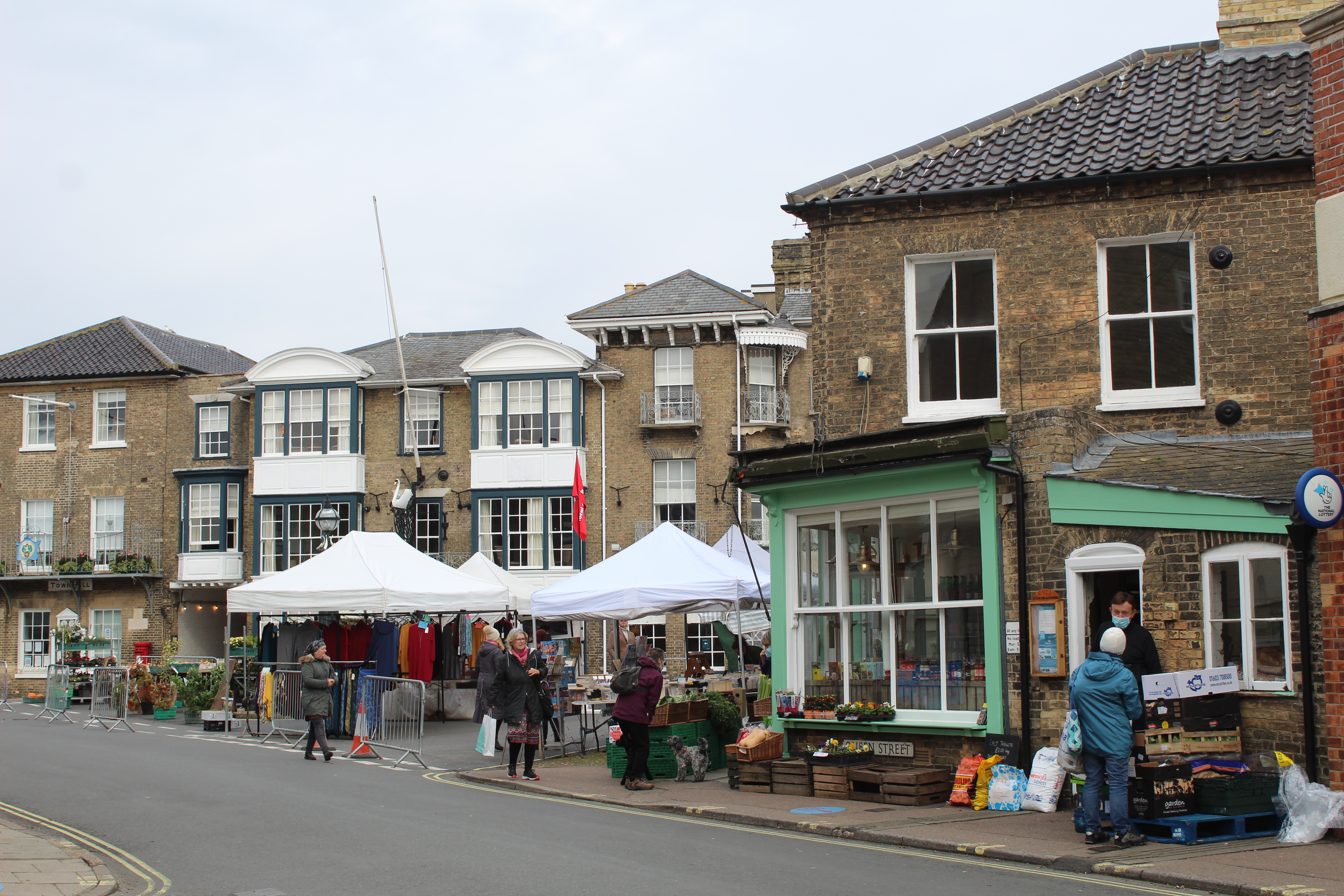 Market day, Southwold High Street