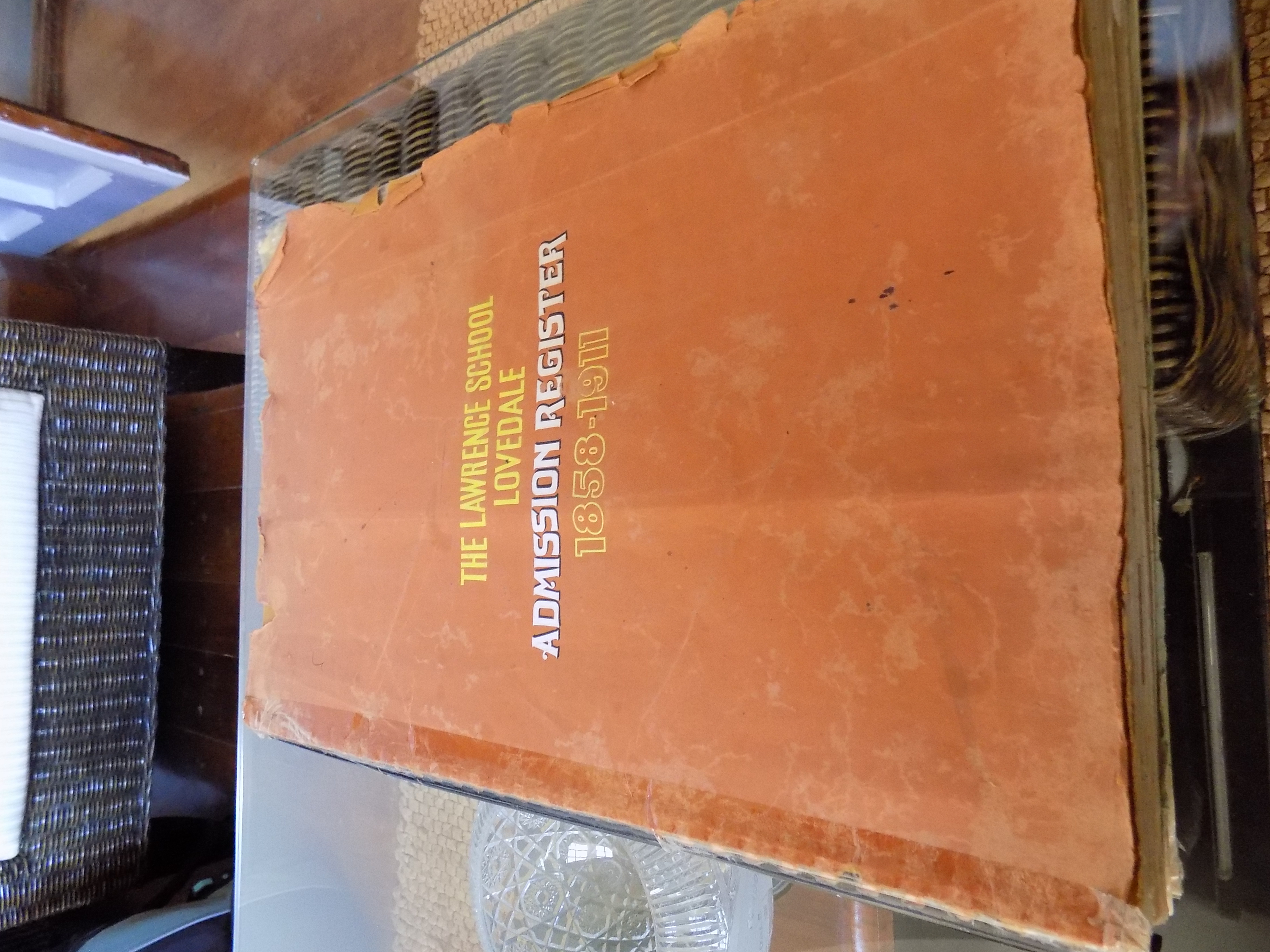 One of the records we consulted during our visit to Lovedale One of the records we consulted during our visit to Lovedale