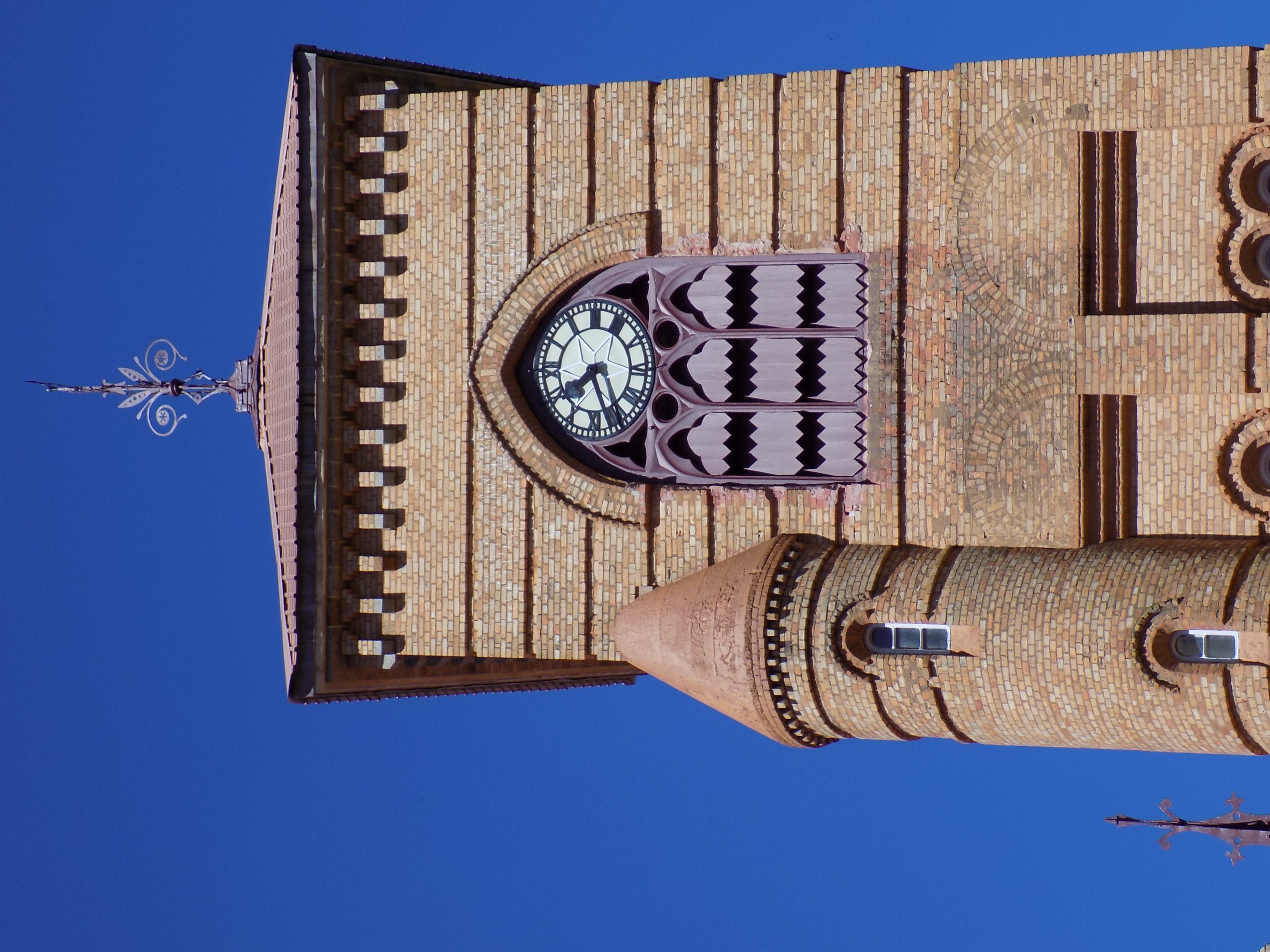 The splendid clock tower at Lovedale School The splendid clock tower at Lovedale School