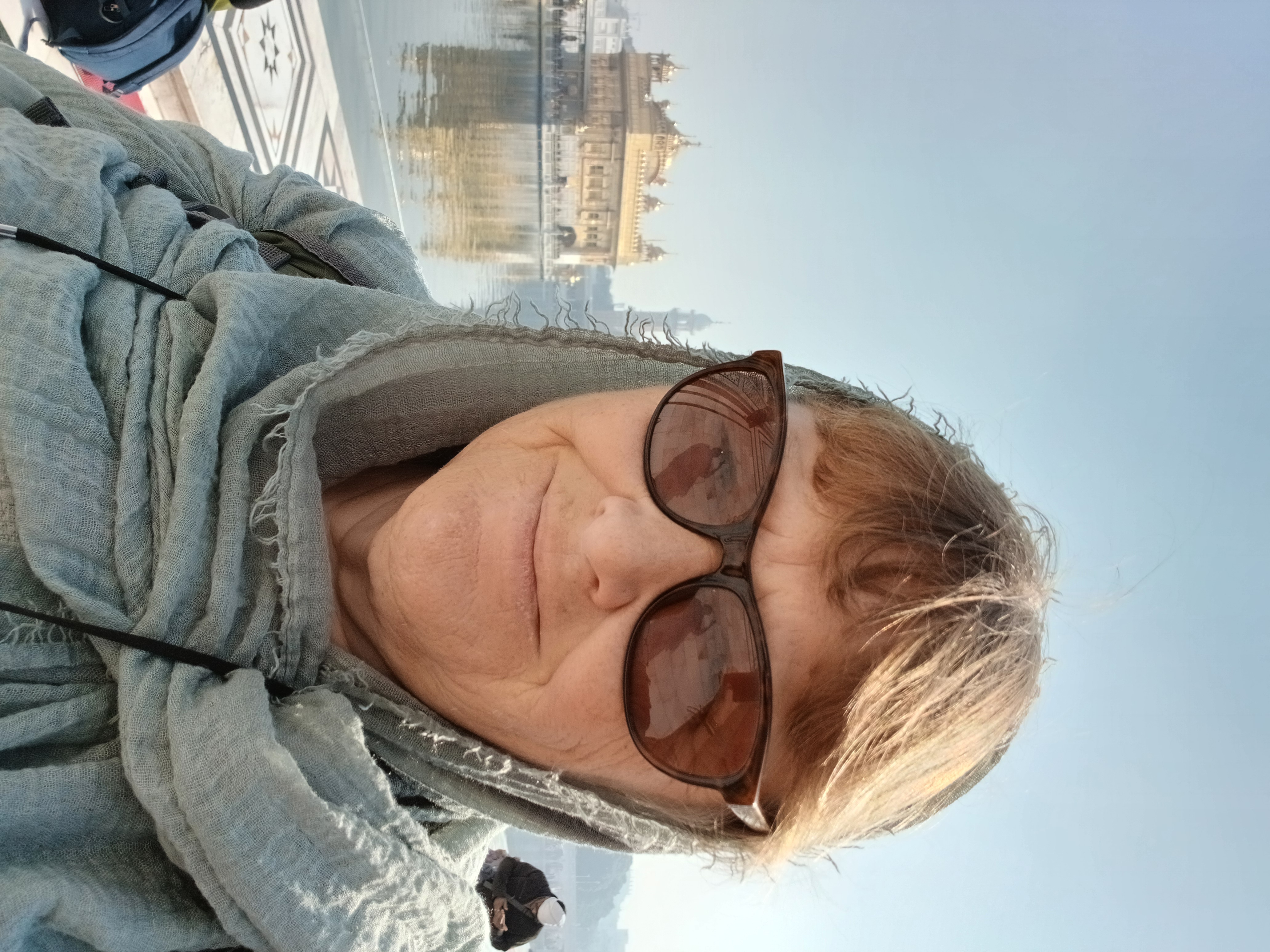 Andrea at the Golden Temple in Amritsar