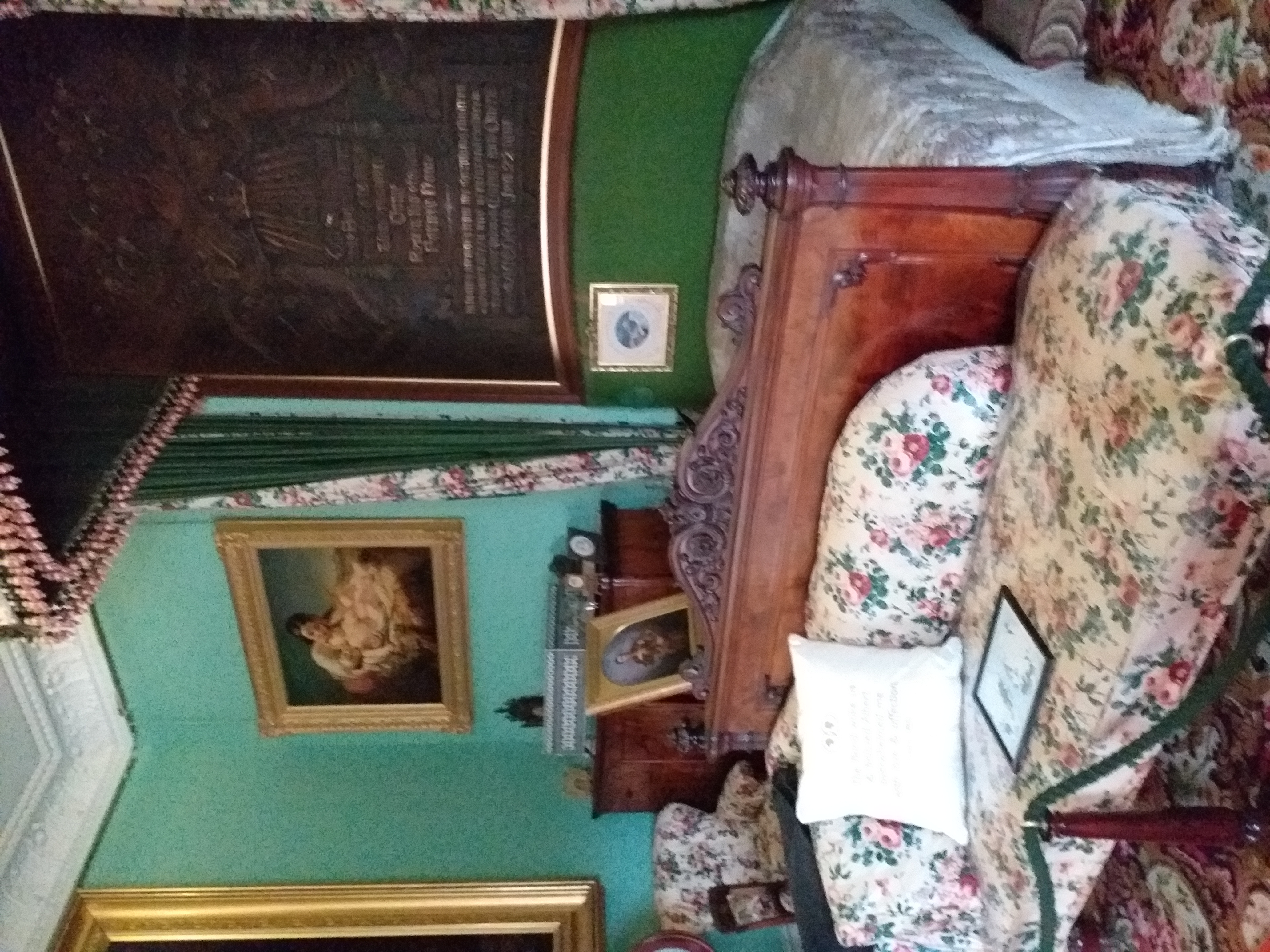 The bed Victoria died in The bed Victoria died in