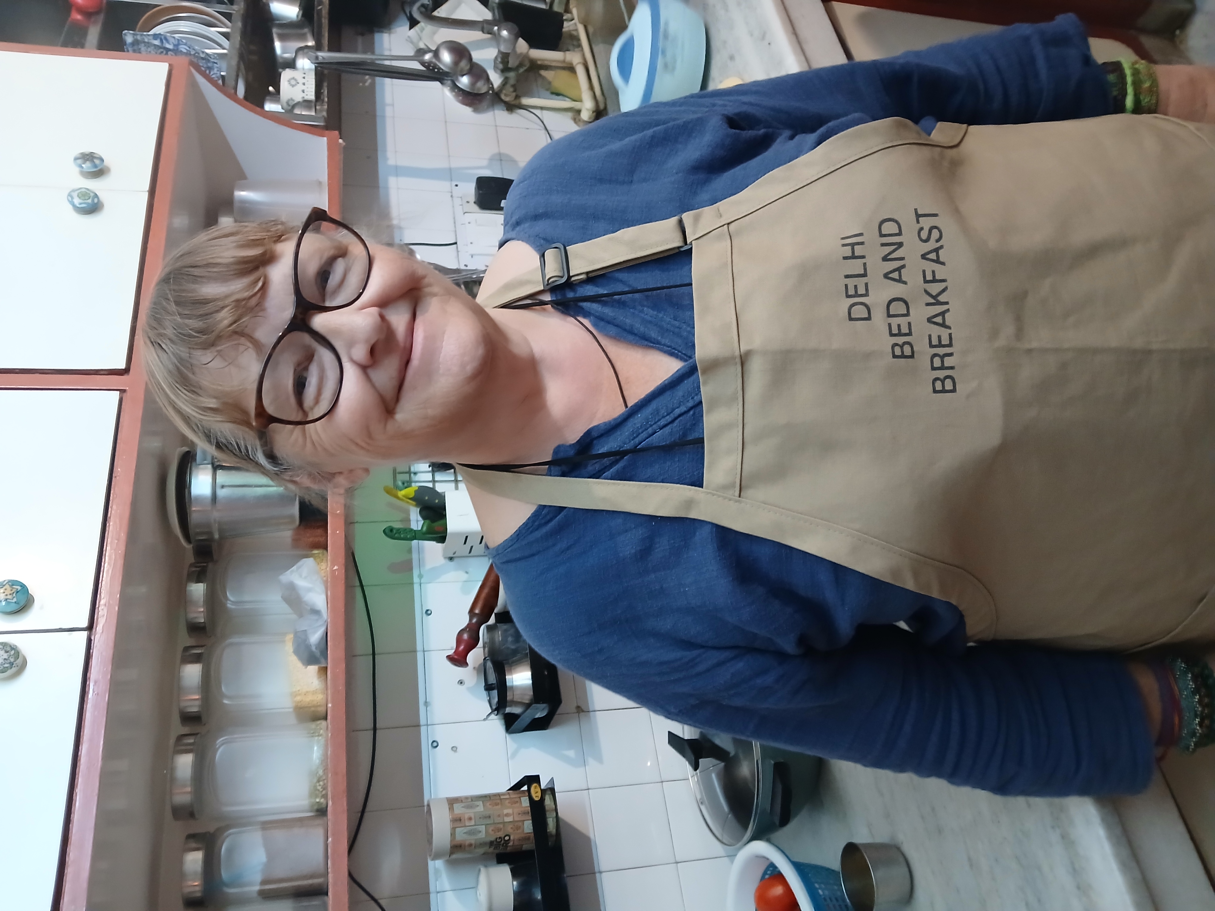 Me doing a cooking class in Delhi
