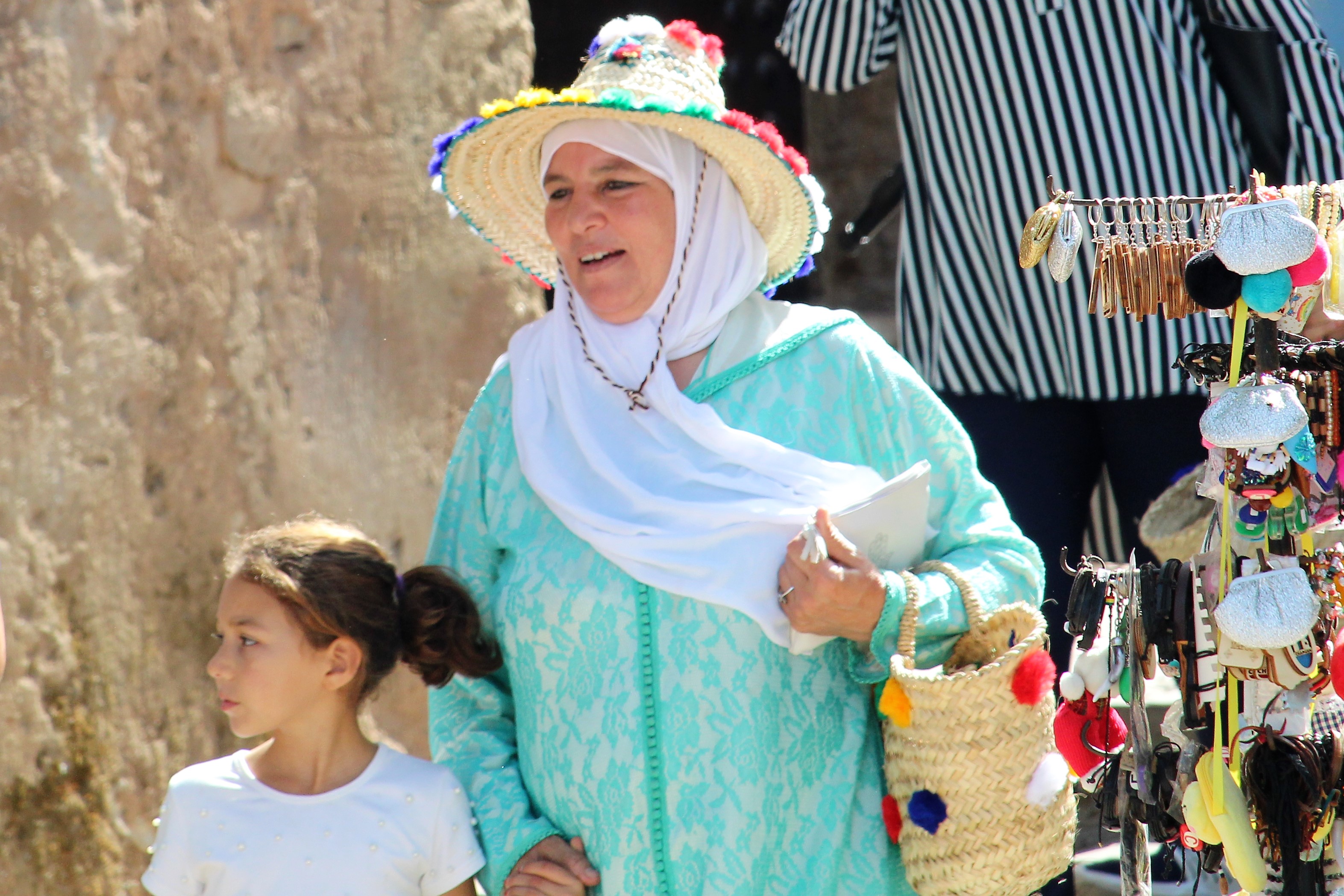 A lady in traditional dress, Chefchaouen