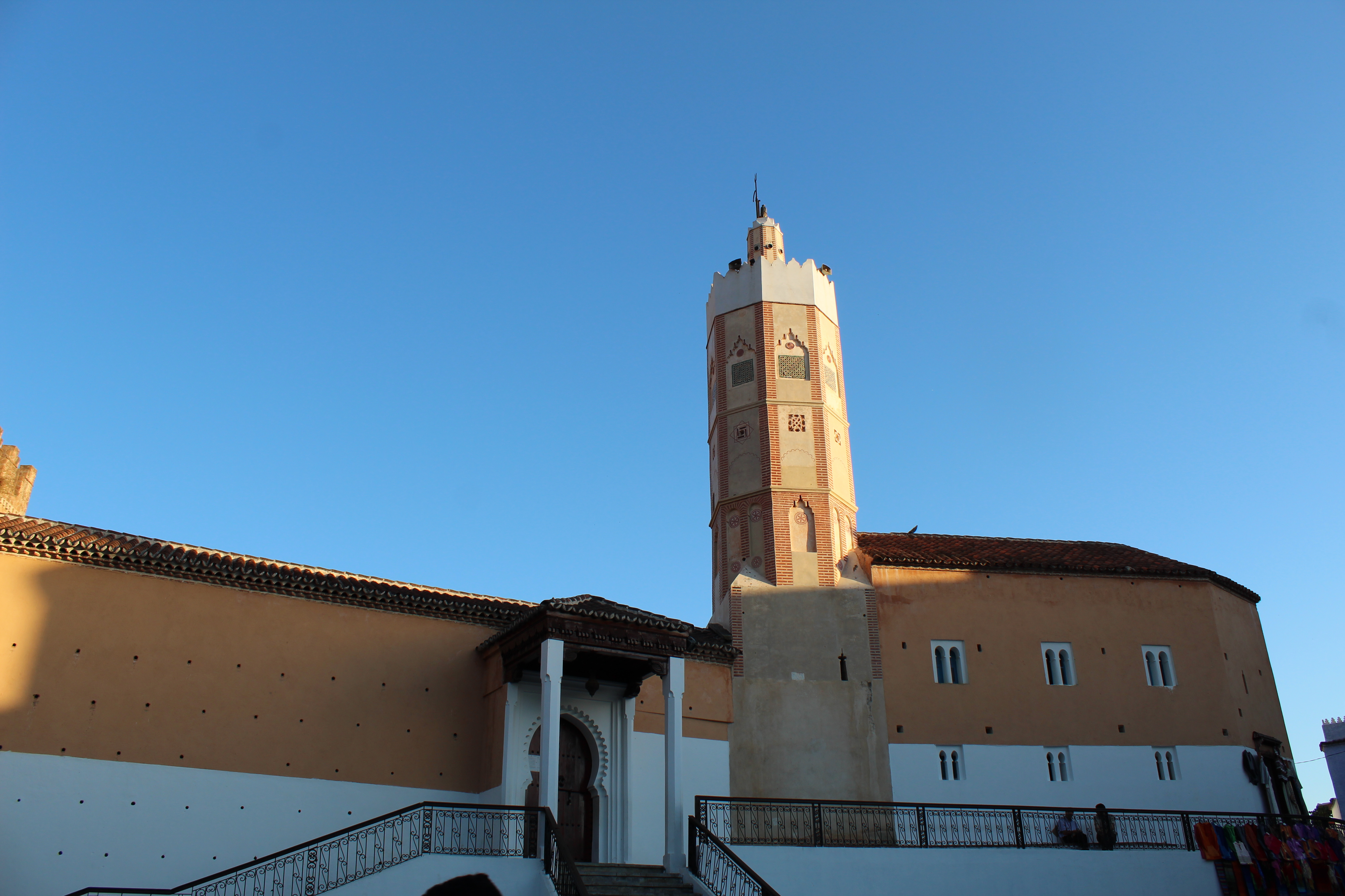 The octagonal tower of Chefchaouen’s mosque