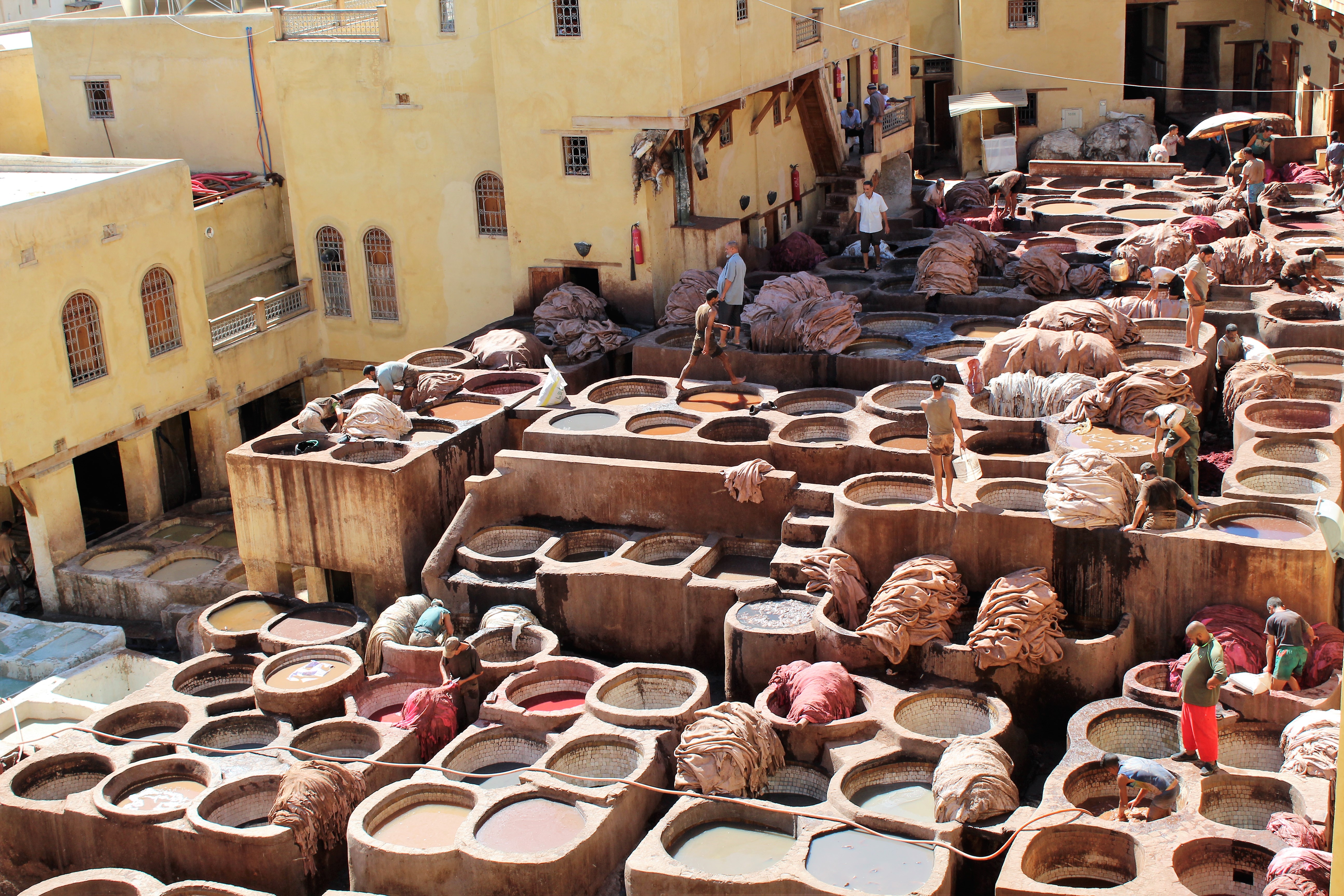 The dyeing pits