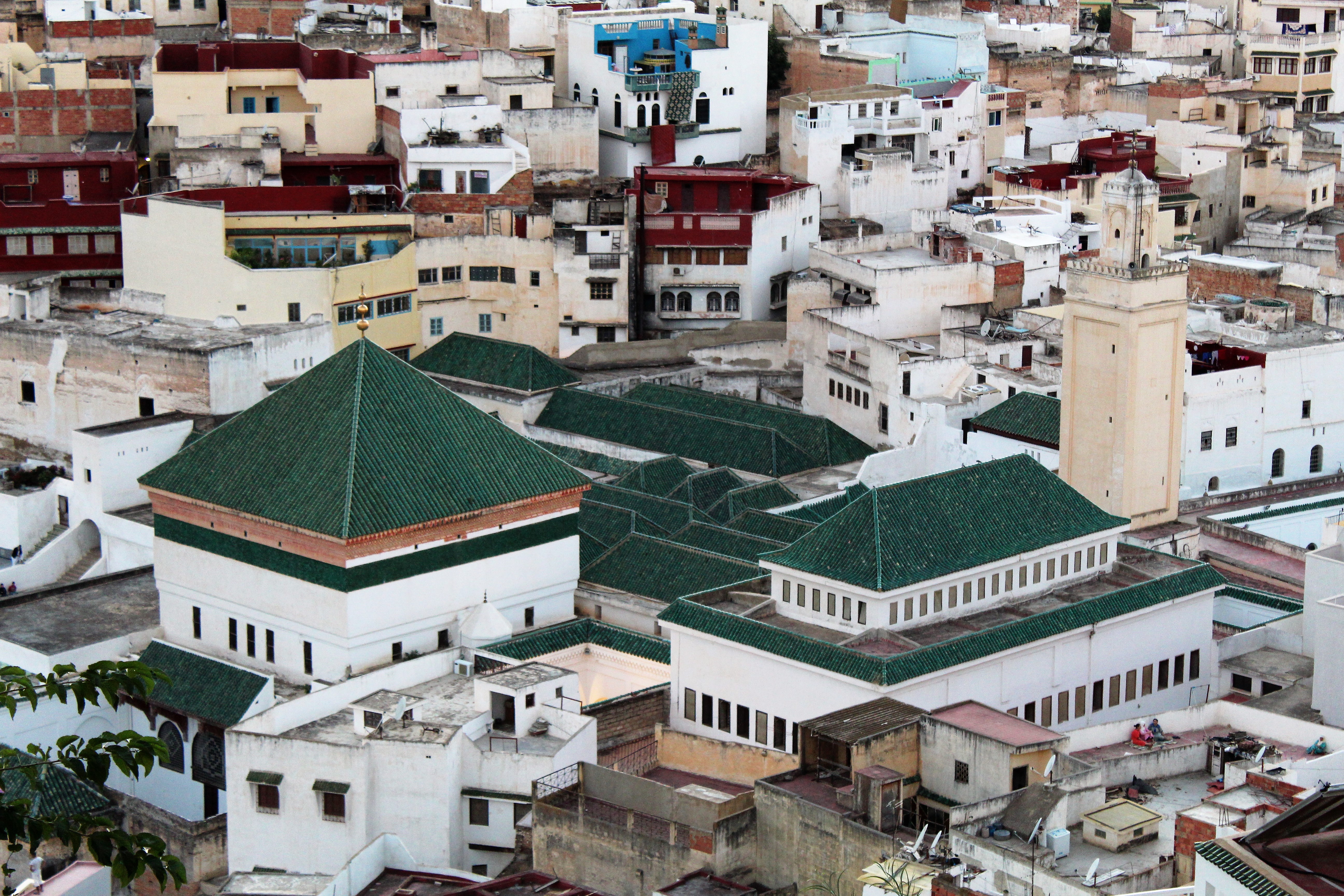 The rooftops of Moulay Idriss