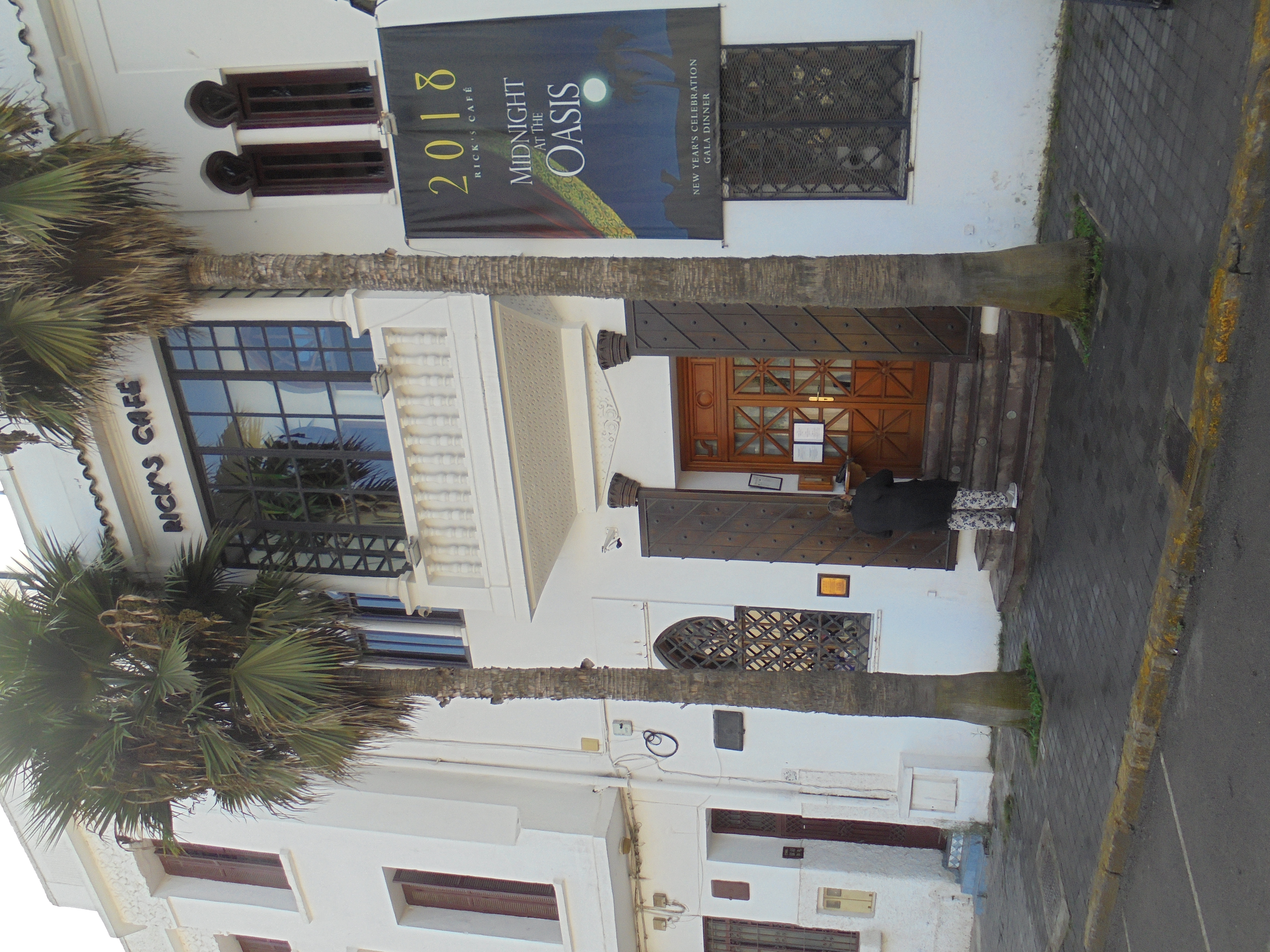 The outside of Rick's Cafe in Casablanca The outside of Rick's Cafe in Casablanca