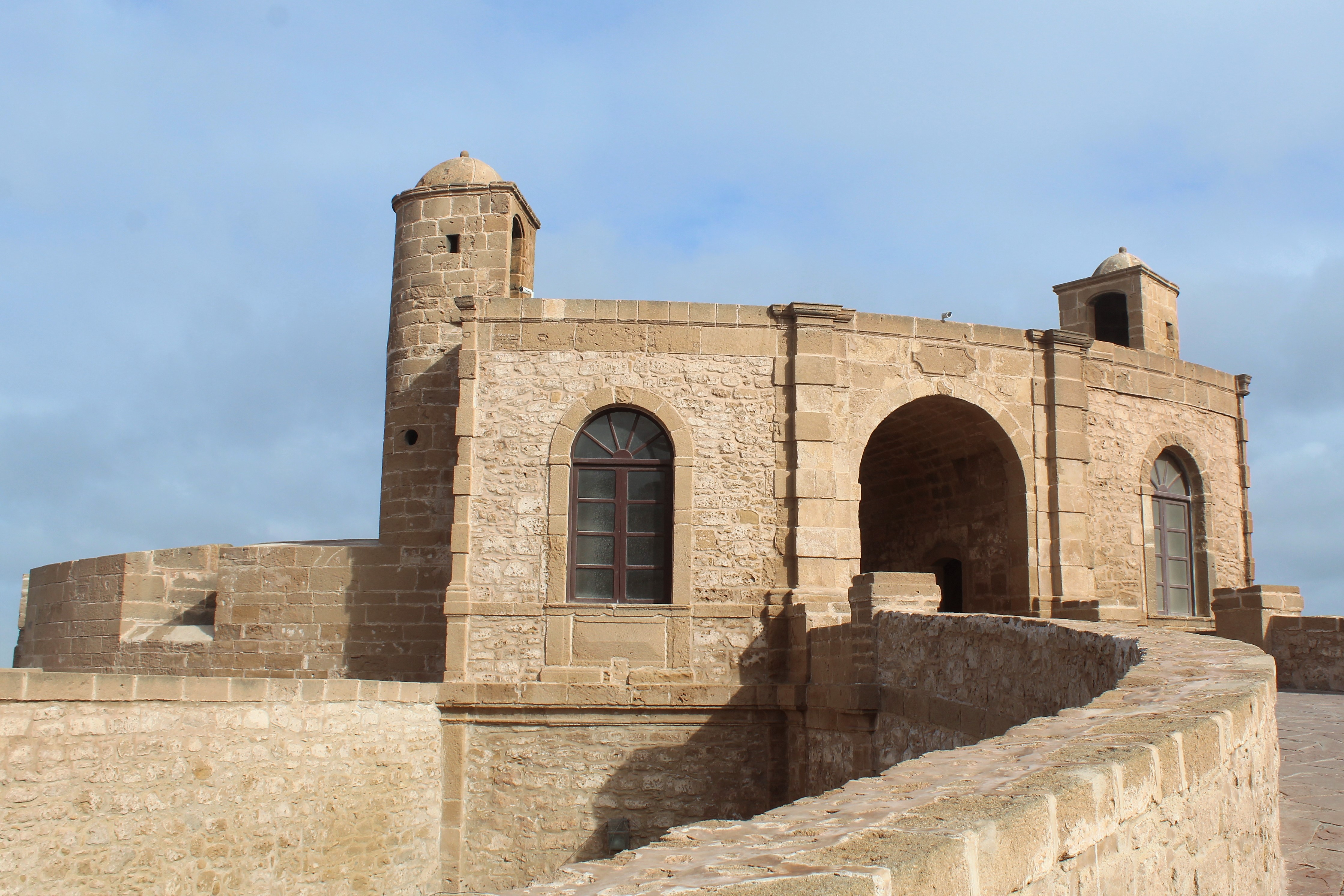 Newly restored ramparts in Essaouira