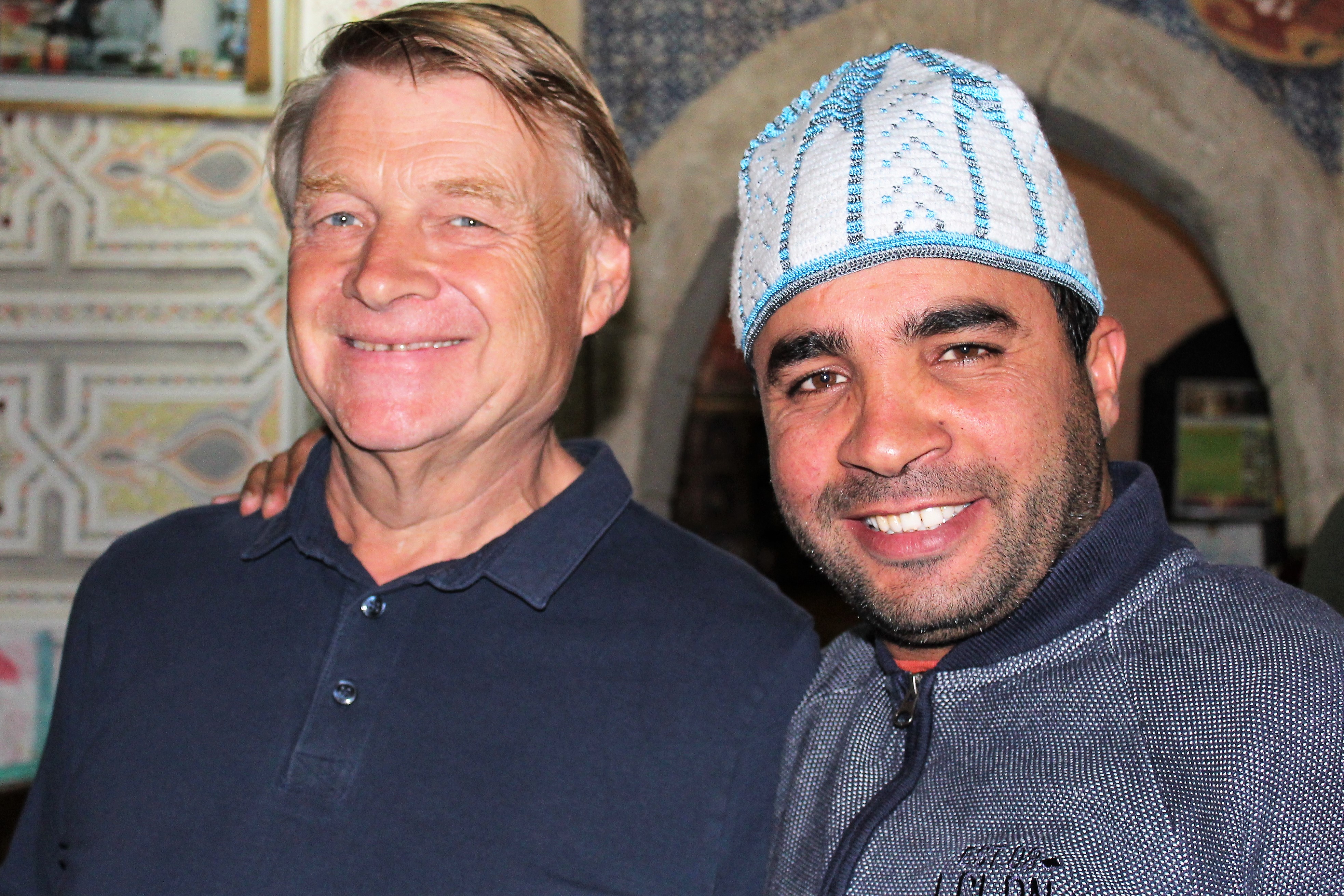 Mark with our guide, Hamid