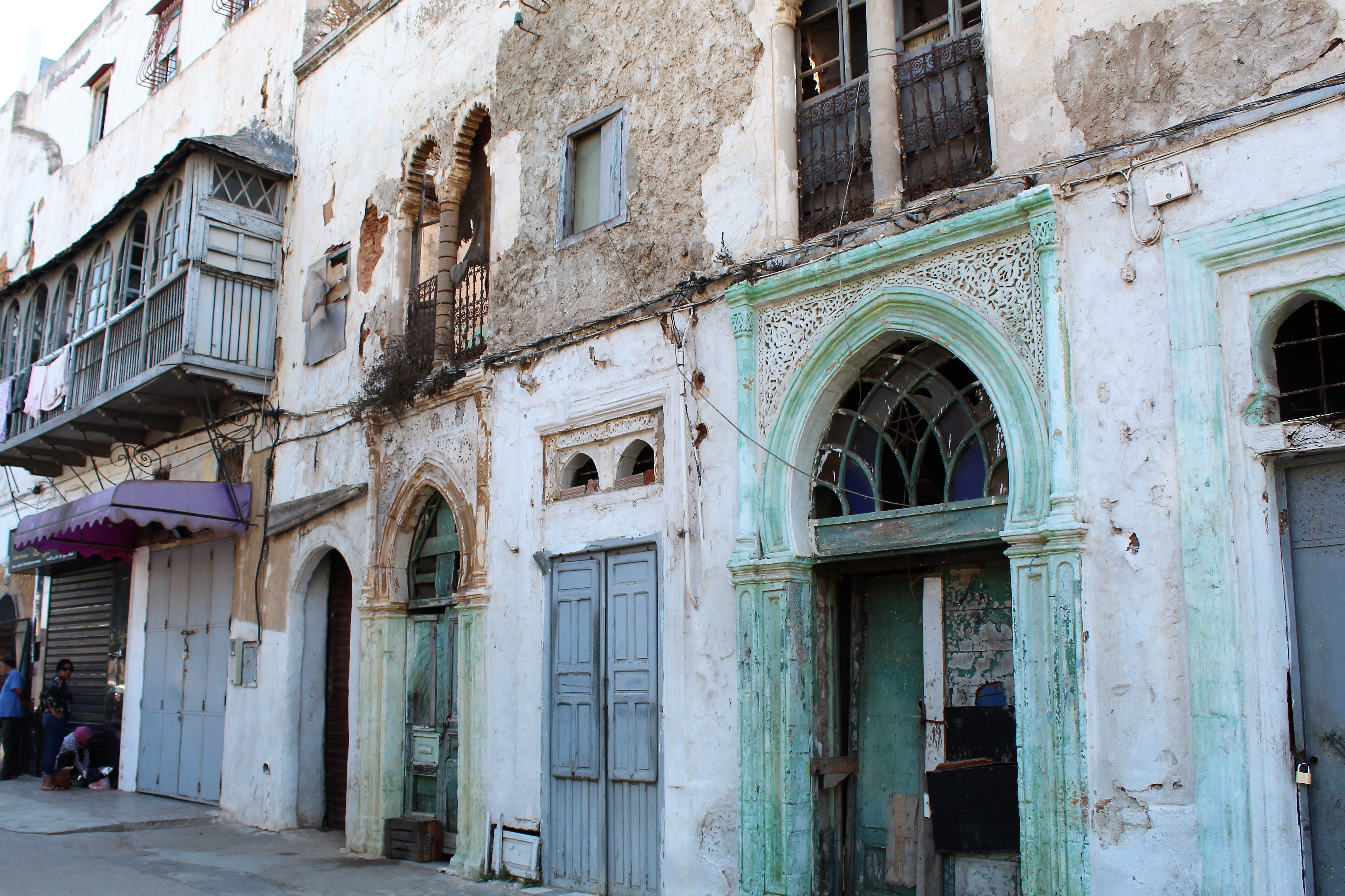 Decaying building in Rabat’s medina Decaying building in Rabat’s medina