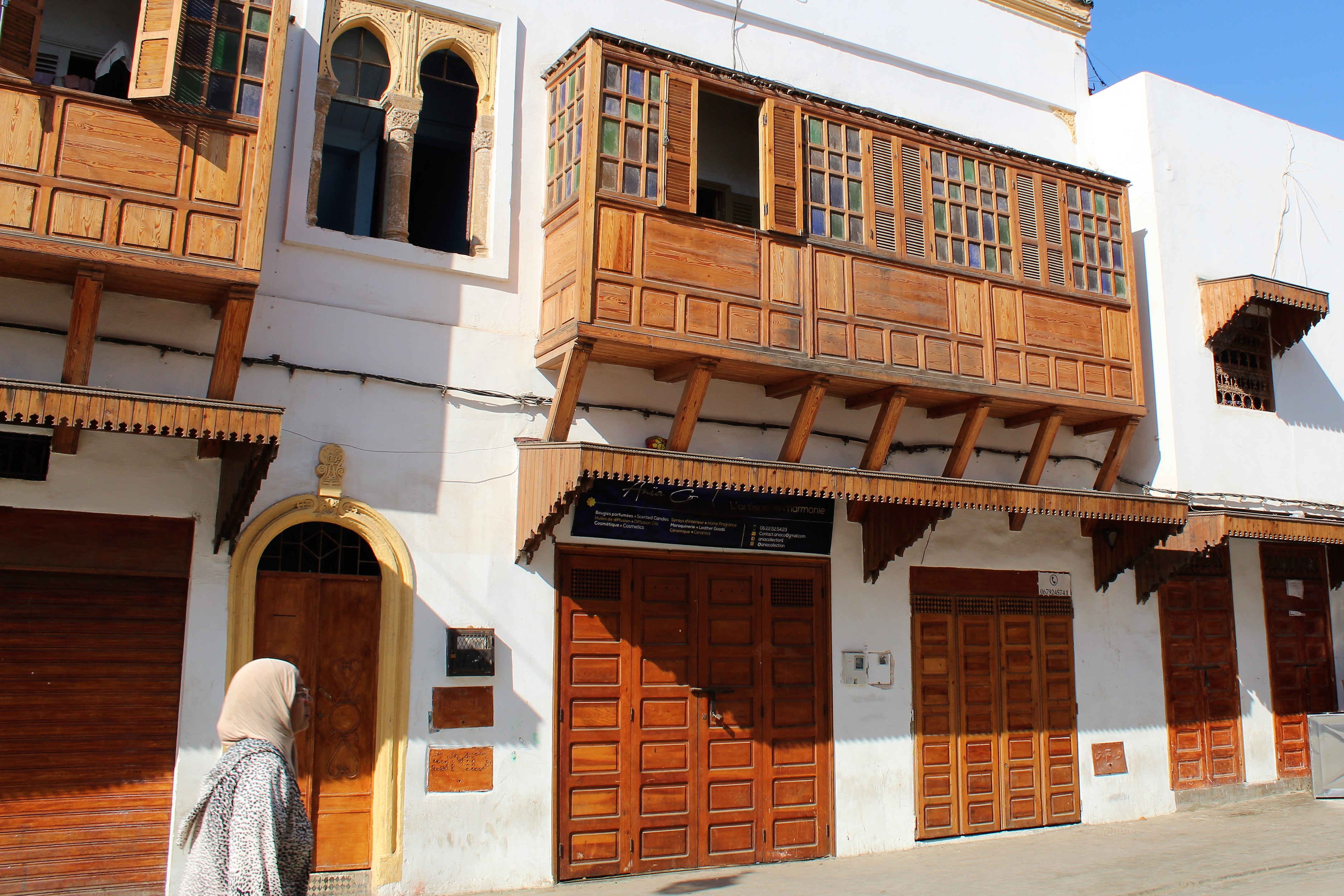 Wooden doors and shutters in Rabat’s medina Wooden doors and shutters in Rabat’s medina