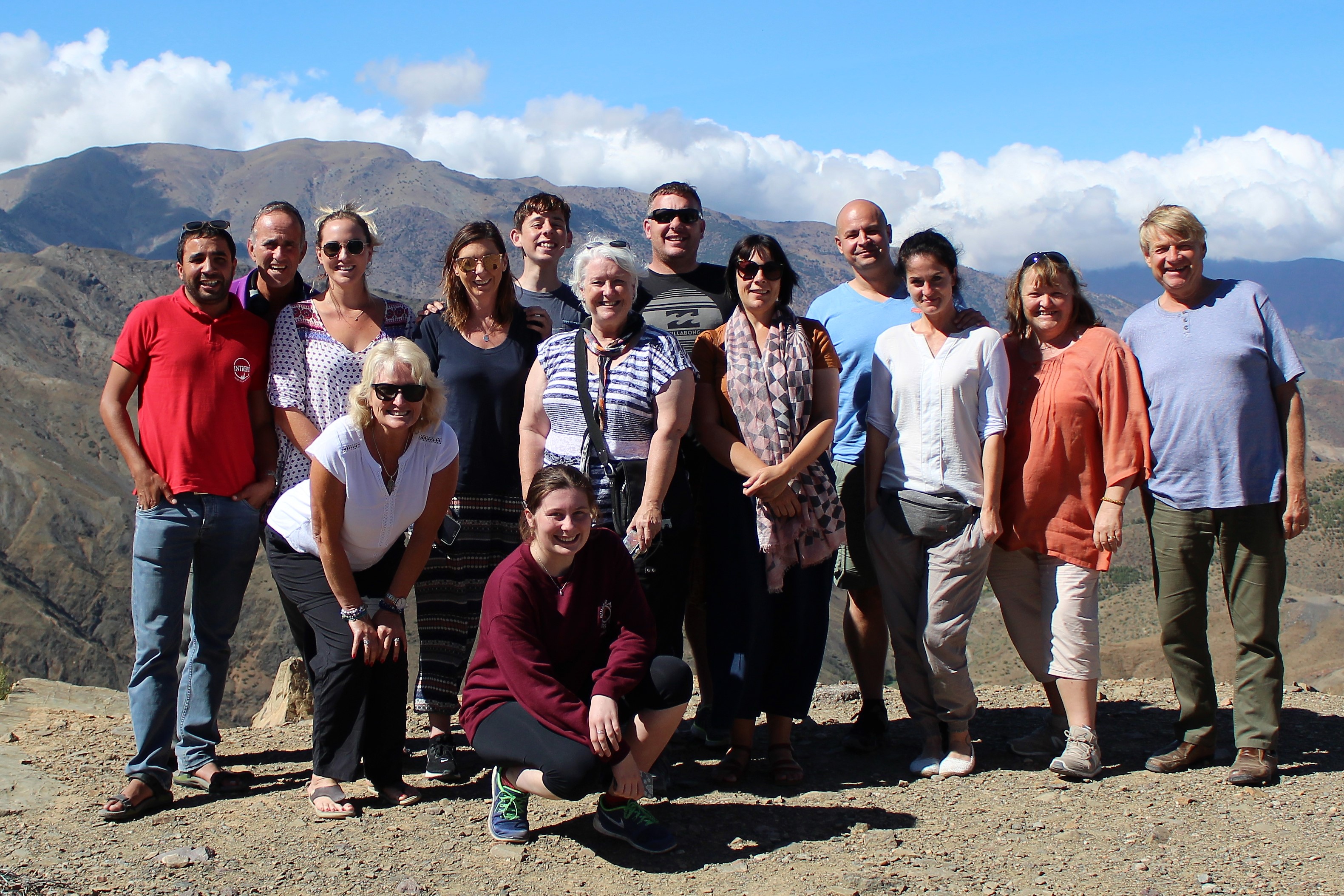 Our group at Tiz n'Tichka