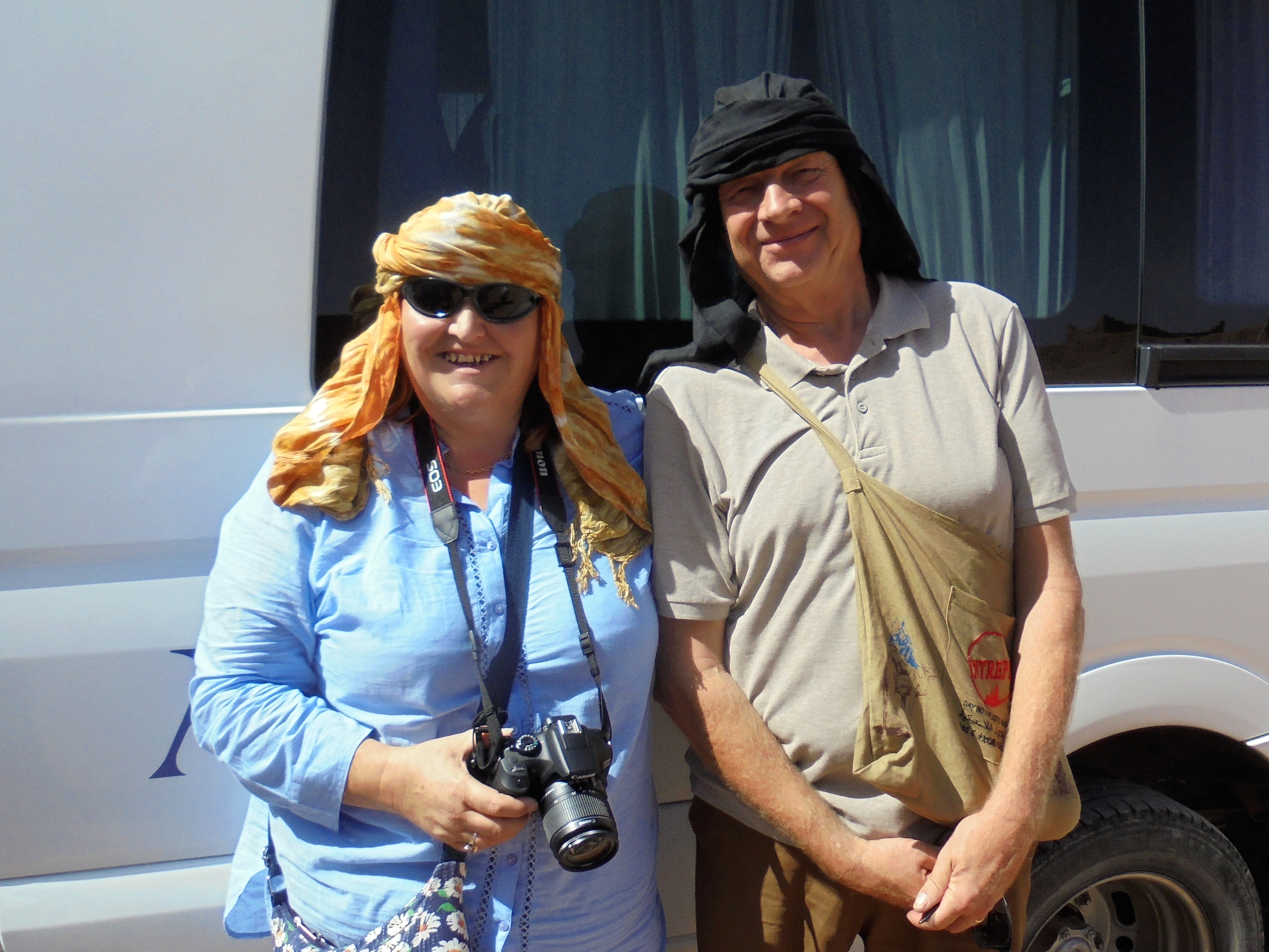Mark and I ready for our camel ride Mark and I ready for our camel ride